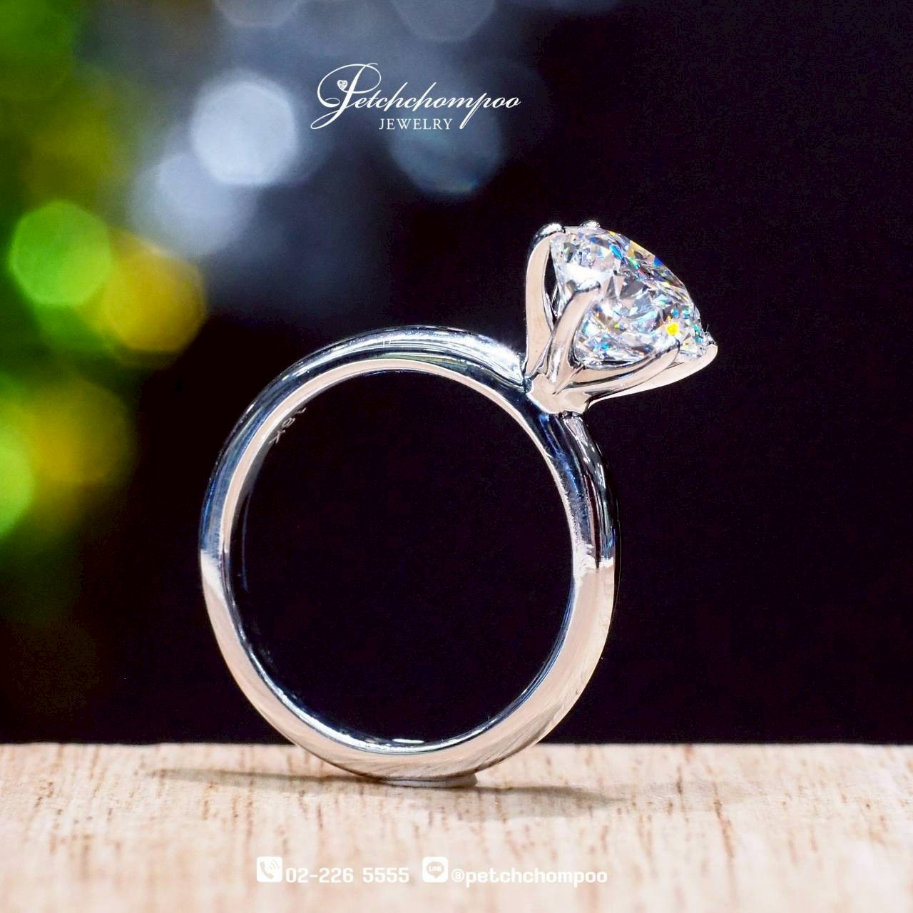 [30151] Solitaire Diamond Ring 2.01 Carats  – Perfect Brilliance™  | E VS1 3EX GIA Discount 990,000