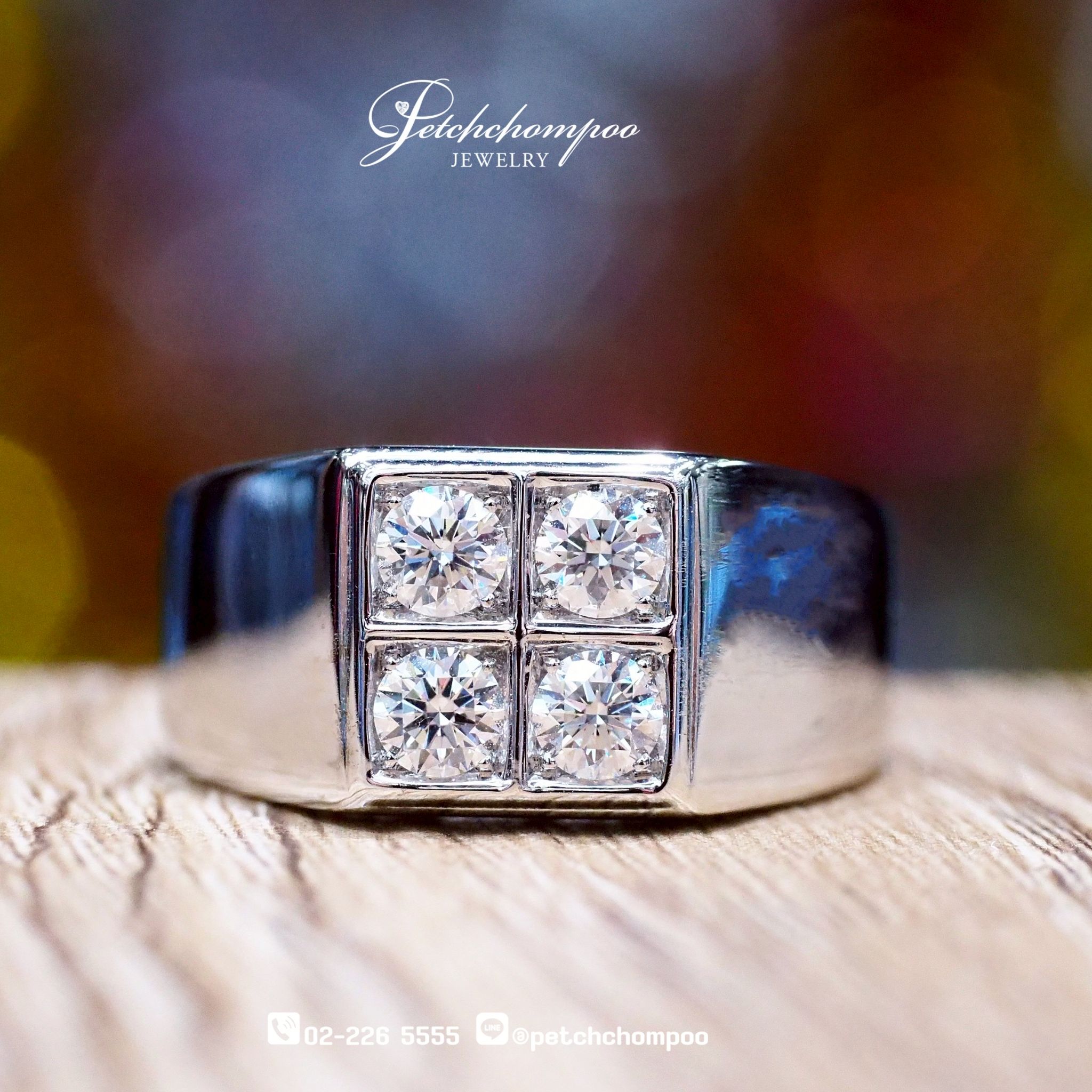 [27606] Men's ring with diamonds  99,000 