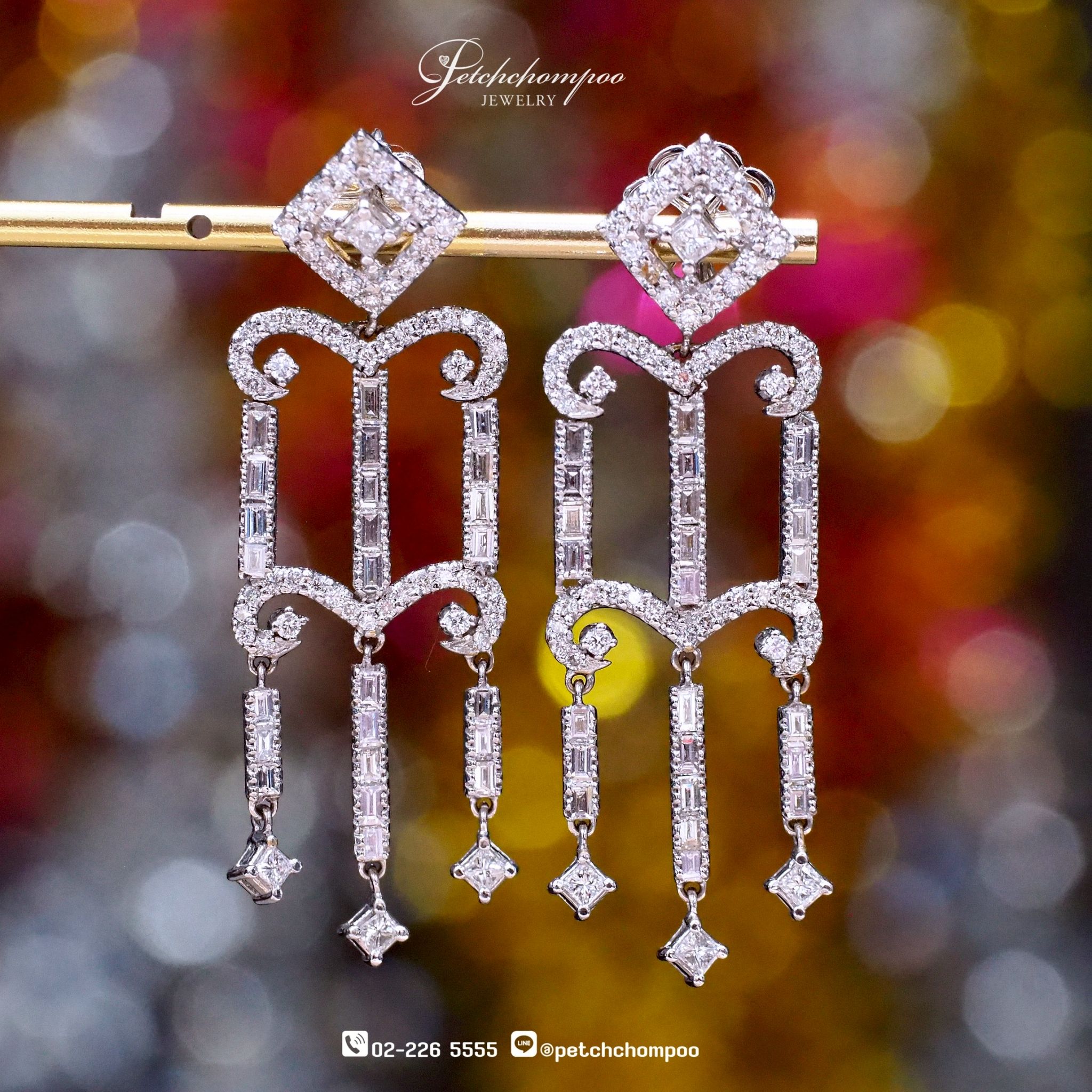 [021037] Chandelier Diamond Earring  189,000 