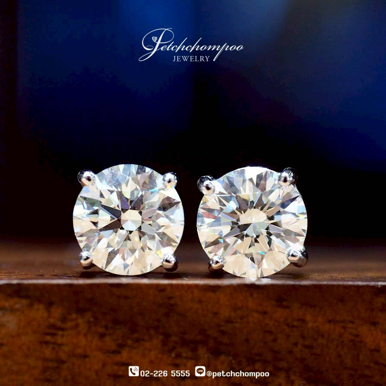 [30507] Celestial Twin Brilliance™ – Premium 1-Carat Diamond Stud Earrings Discount 219,000