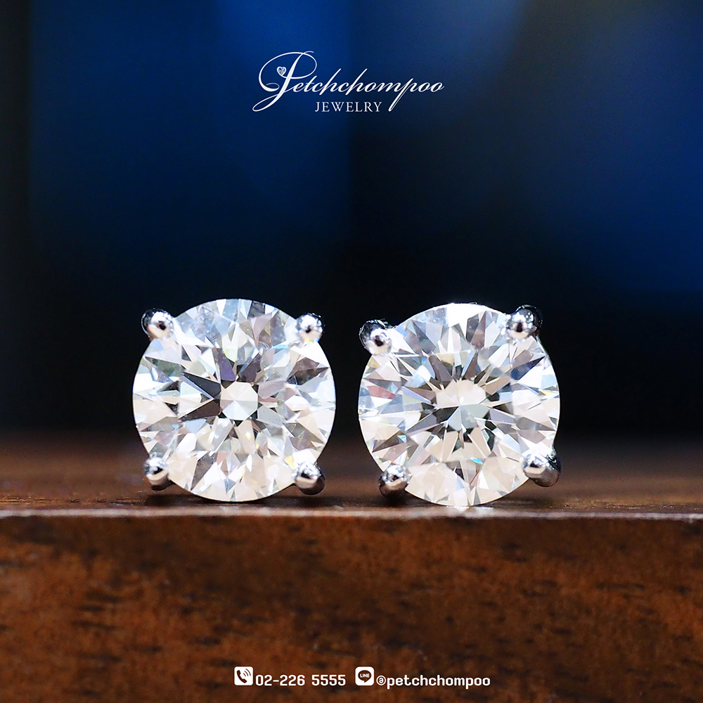 [30507] Celestial Twin Brilliance™ – Premium 1-Carat Diamond Stud Earrings Discount 219,000