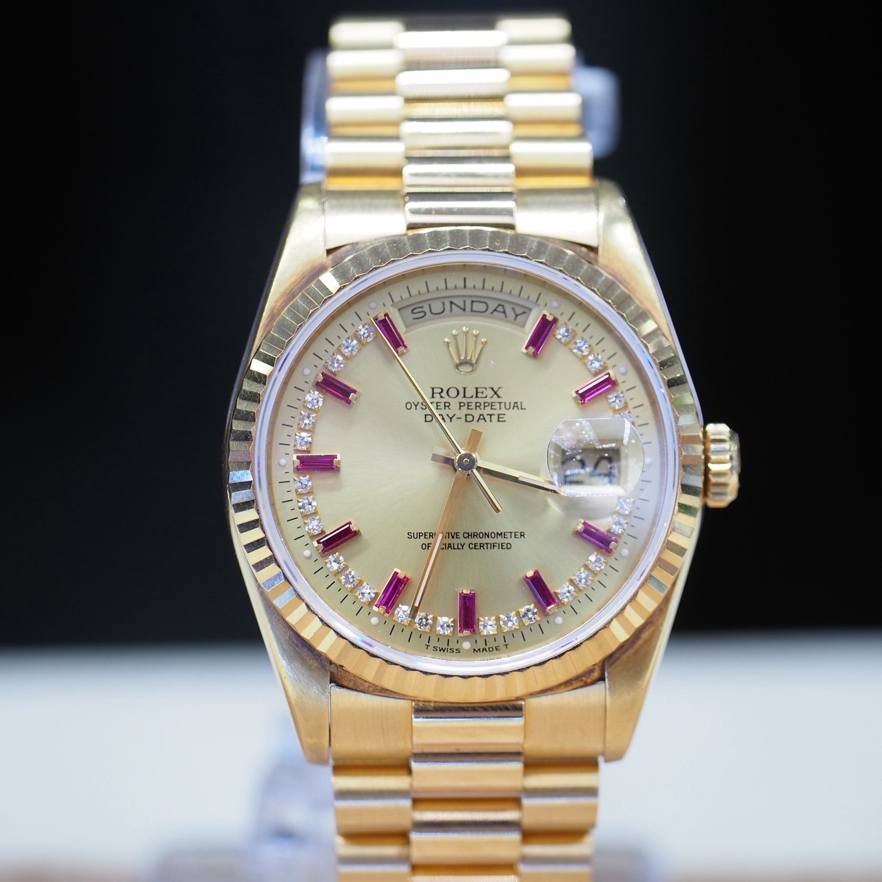 [29816] Rolex Day-Date Ref. 18238 ทองคำแท้ 18K เต็มเรือน มาพร้อมกล่องใบ  799,000 