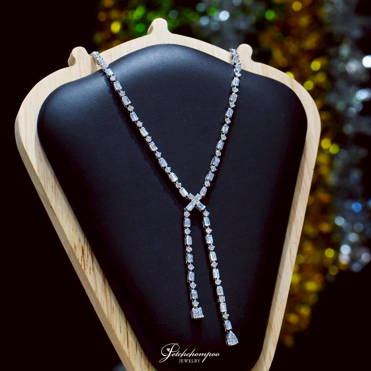[023553] Diamond Cascade Y™ สร้อยคอเพชร 5.01 กะรัต ดีไซน์ Y สุดหรูหรา  289,000 
