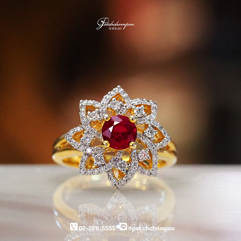 [29580] Ruby/Mozambique (H) round flower diam  46,900 