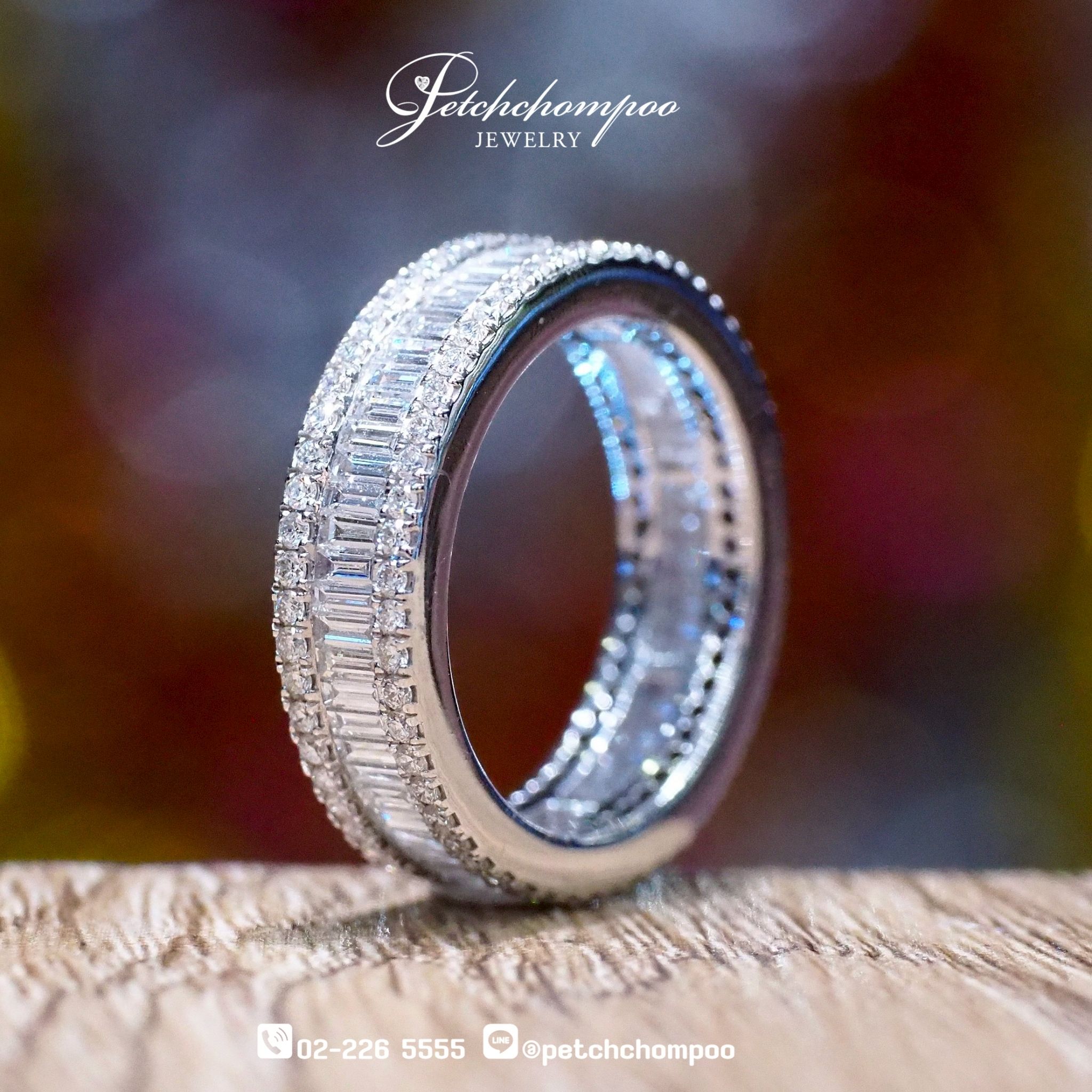 [27821] Eternity Baguette Cut Diamond Ring  89,000 