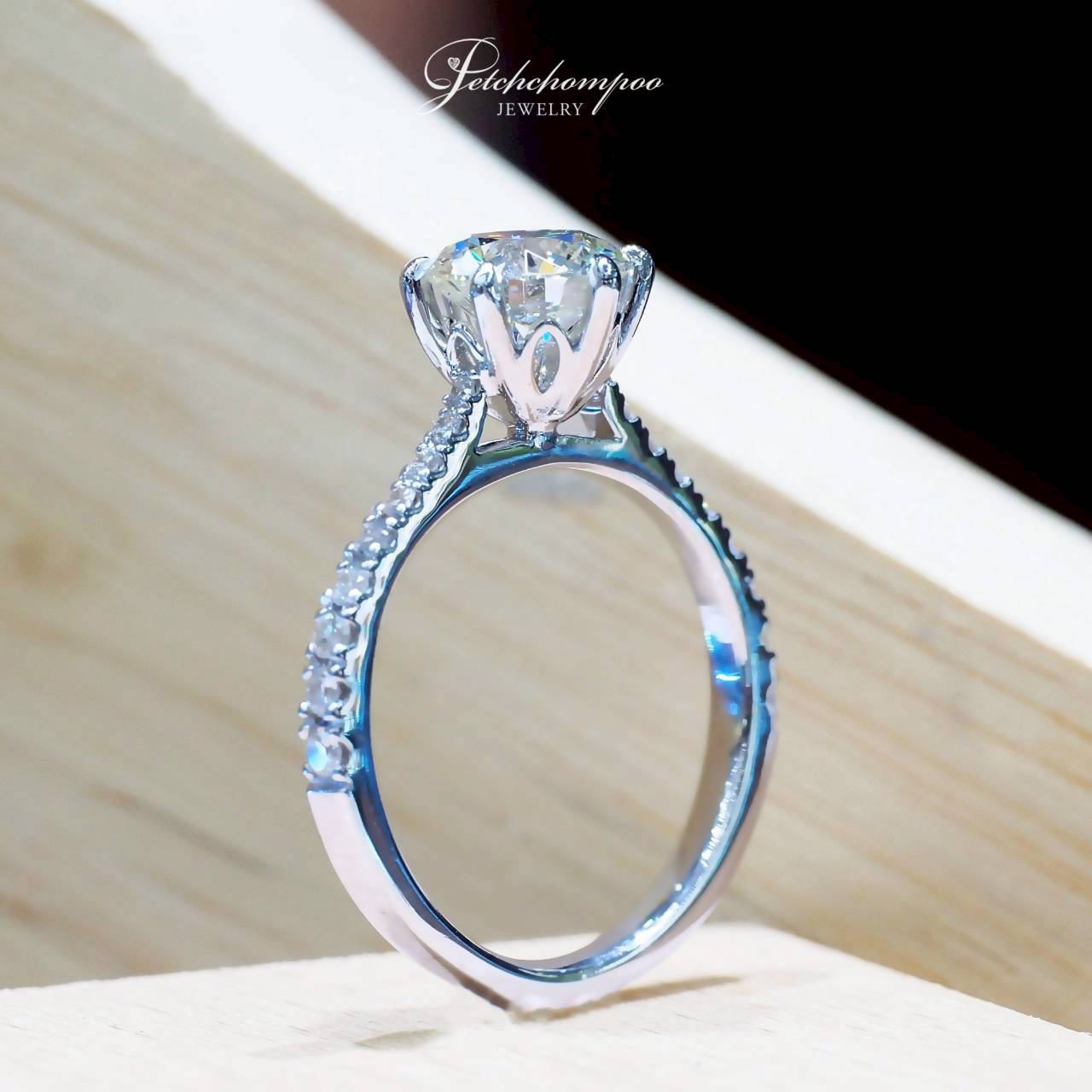 [30662] แหวนเพชร Pure Radiance Solitaire  1.12 กะรัต ลดราคาเหลือ 89,000