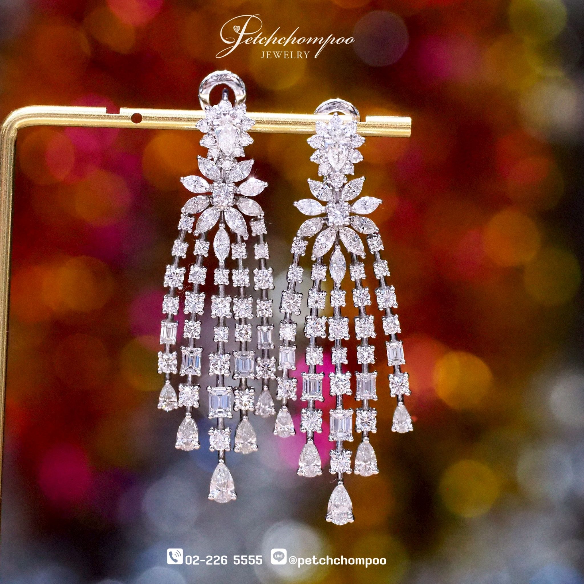 [28771] 9.26 carat diamond earring  399,000 