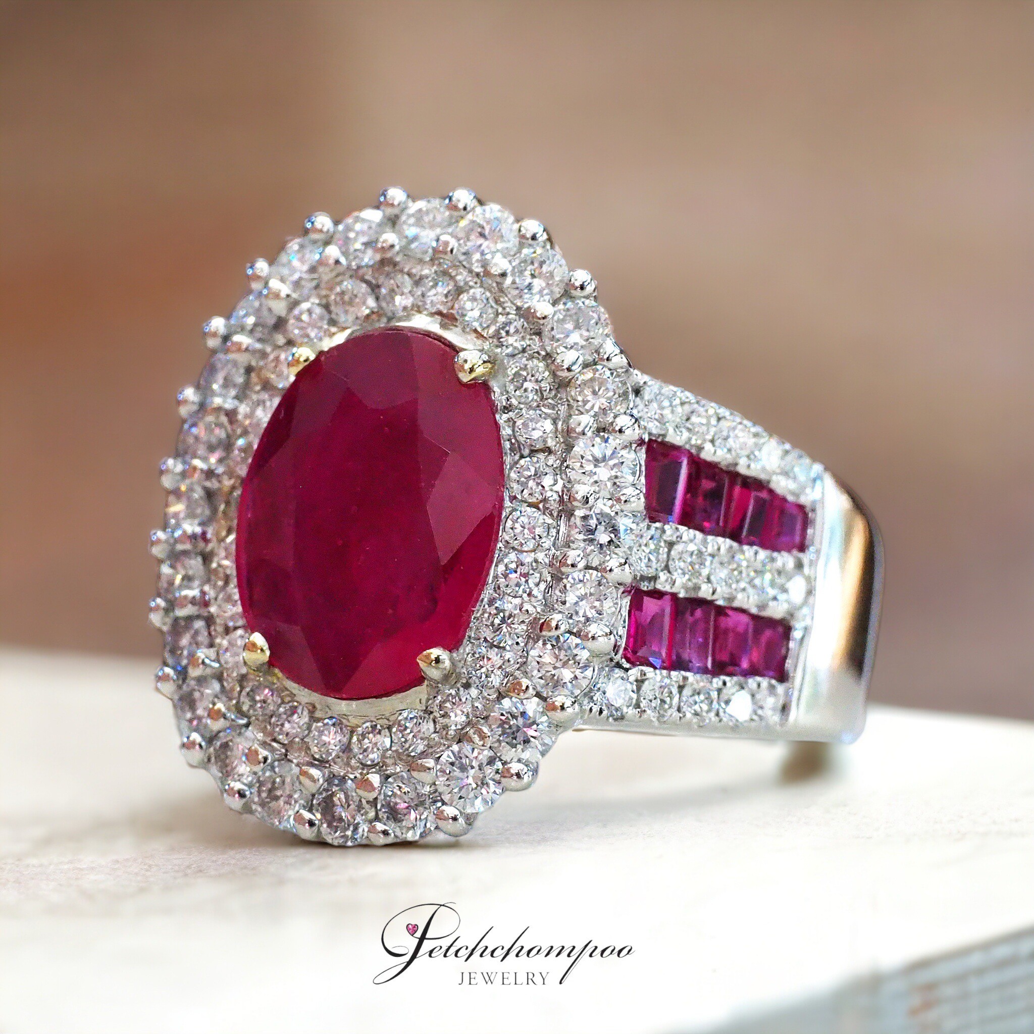 [29248] Burma ruby with diamond ring  89,000 