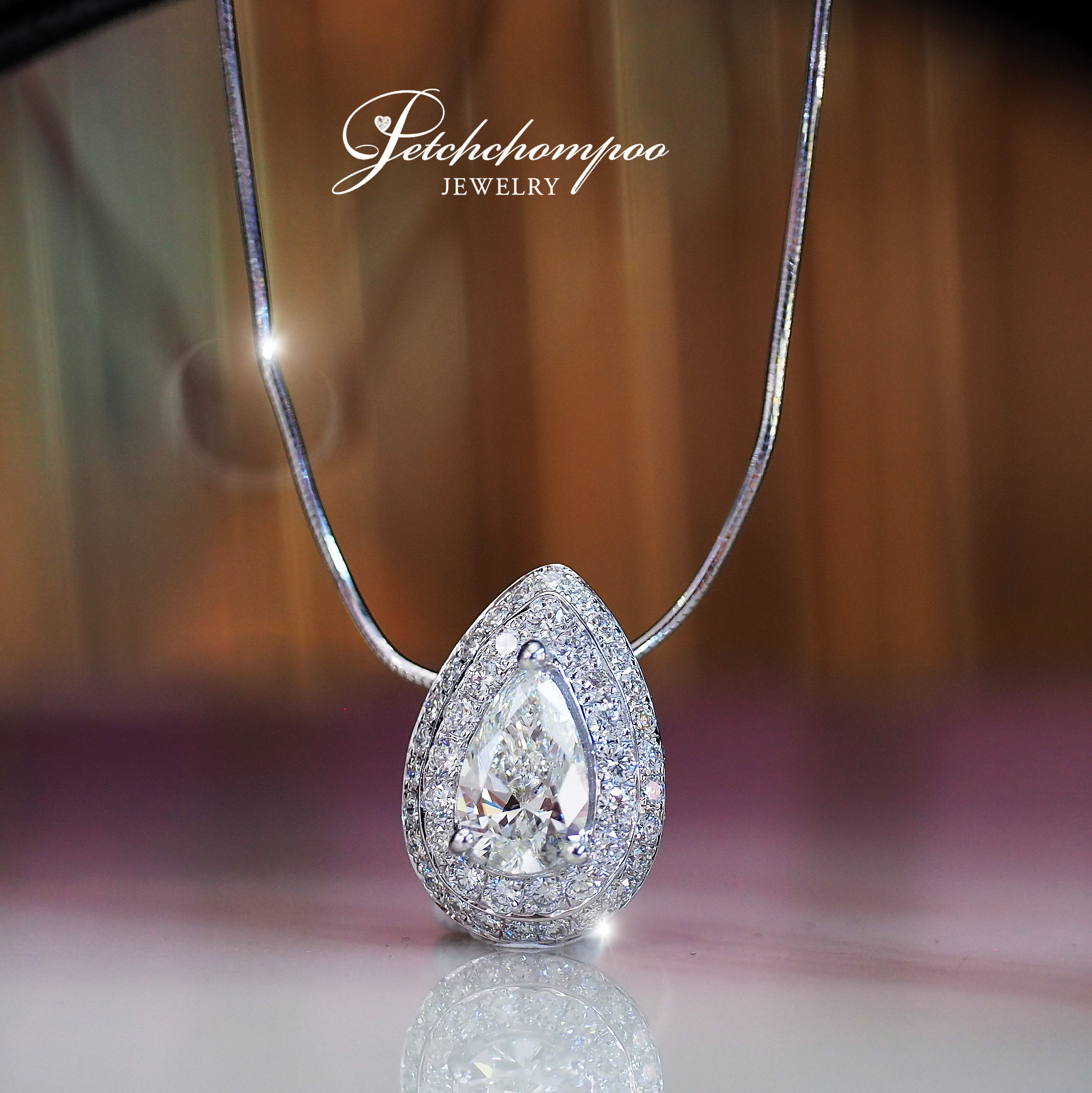 [27150] Necklace with GIA certificate diamond pendant Discount 139,000