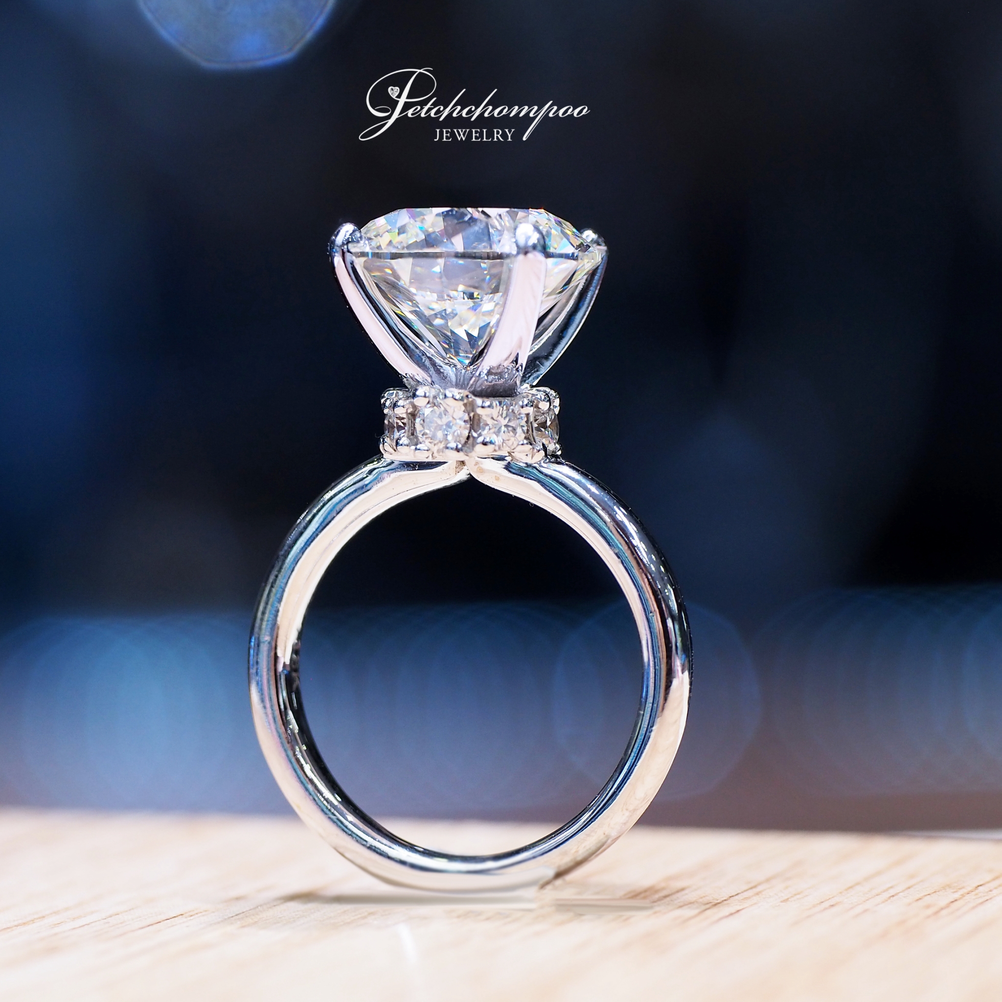 [31013] Natural diamond ring, 5.01 carats, HKD certificate, VS2 3EX (Triple Excellent). Discount 990,000