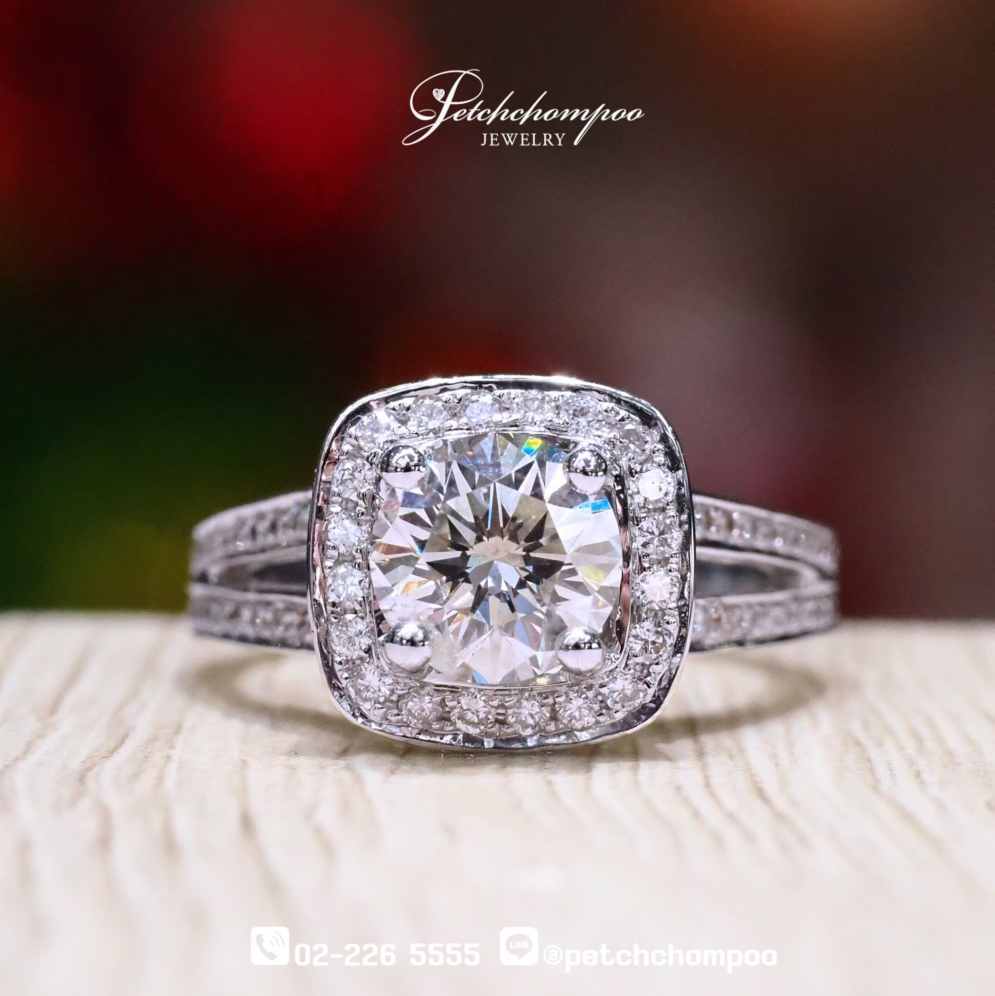 [29741] Brilliant Halo™ Ring – Timeless Sparkle Beyond Compare Discount 149,000