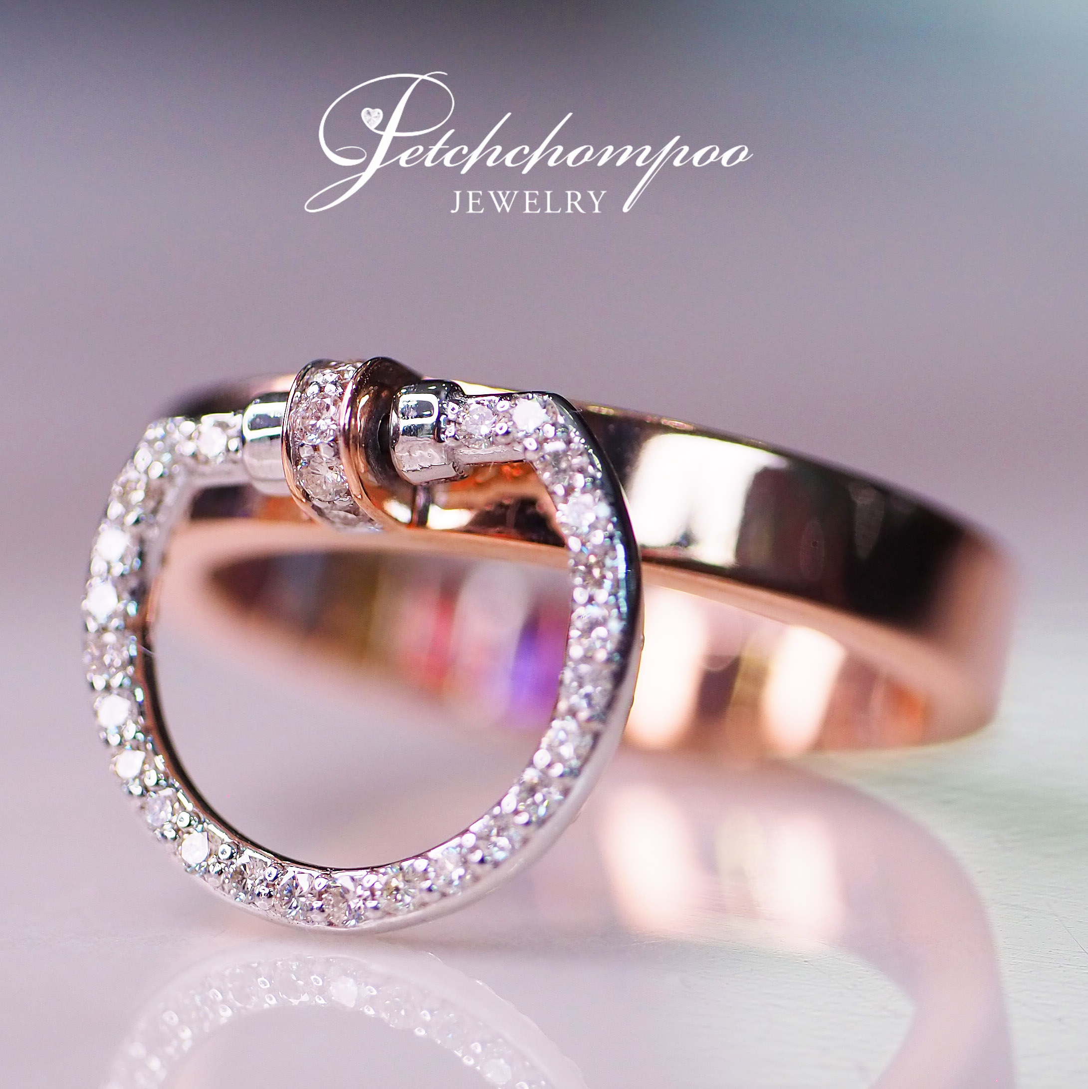[25949] Diamond with Multicolor Stone Ring  39,000 