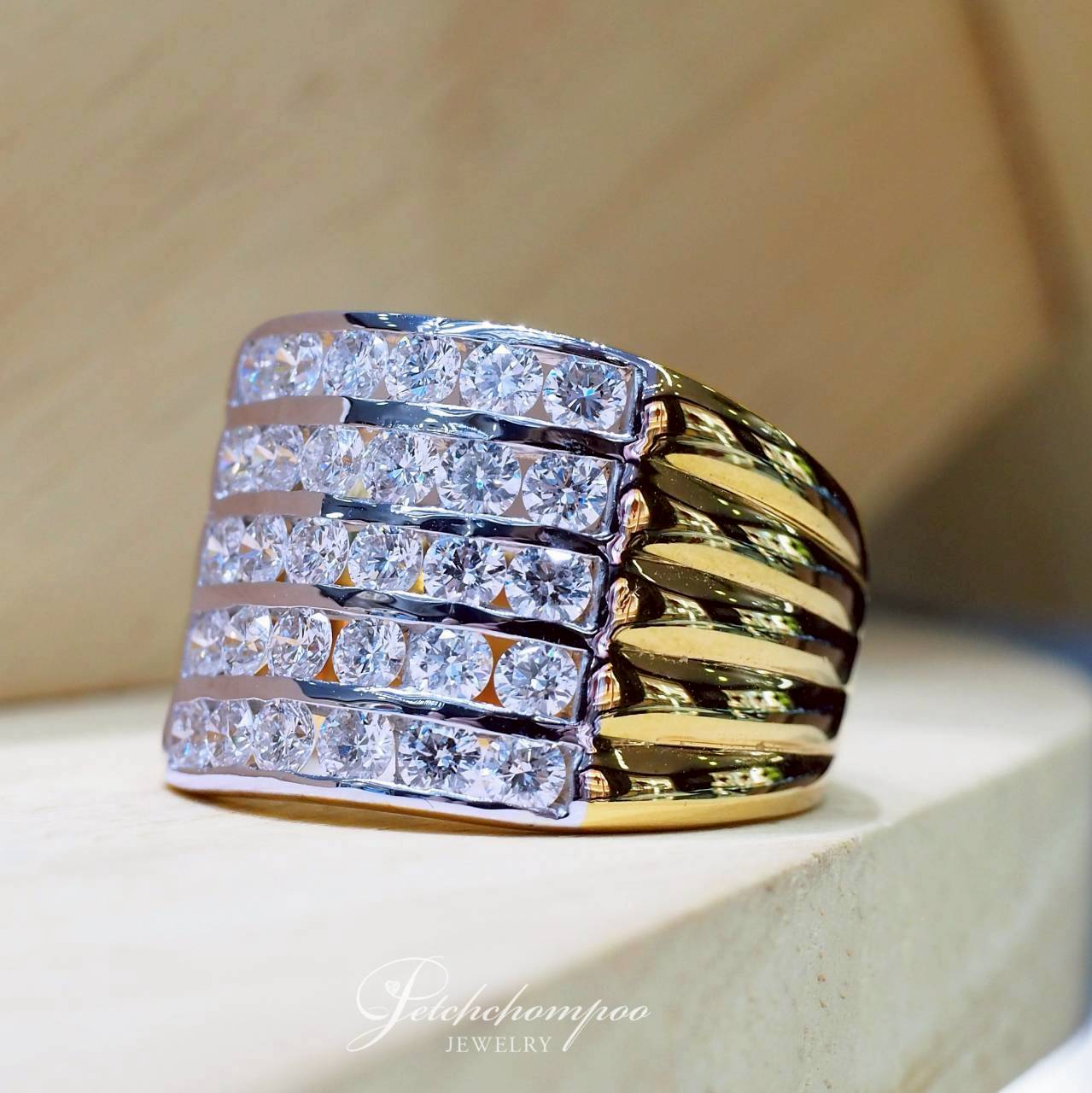 [30734] แหวนเพชร Imperial Eternal Line รวม 2.10 กะรัต  99,000 