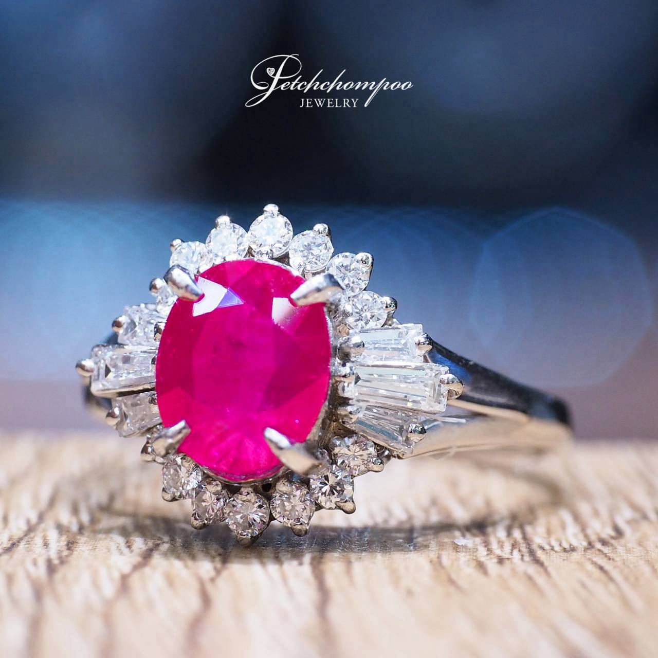 [30992] แหวนทับทิมพม่า urmese Deep Pink Ruby Radiance 2.32 กะรัต | Emil  69,000 