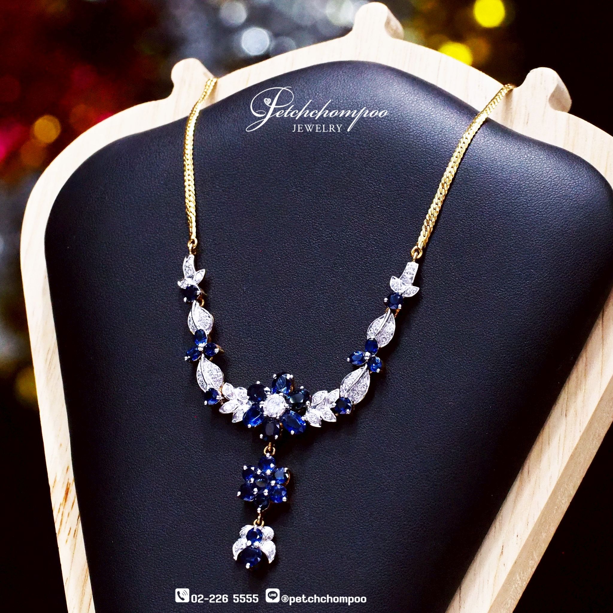 [29083] Blue sapphire necklace  79,000 