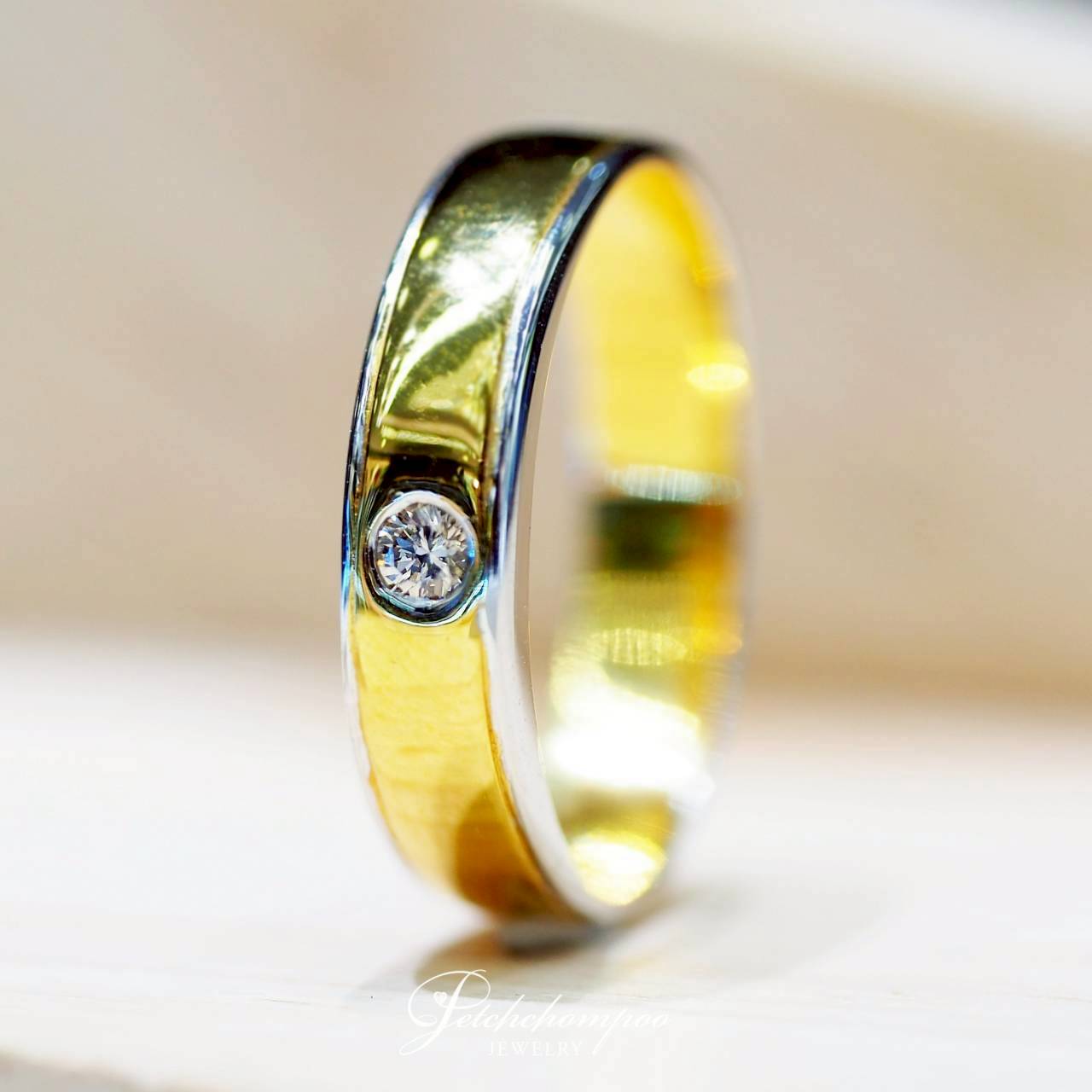 [30745] Golden Edge Signature Diamond Ring  29,000 