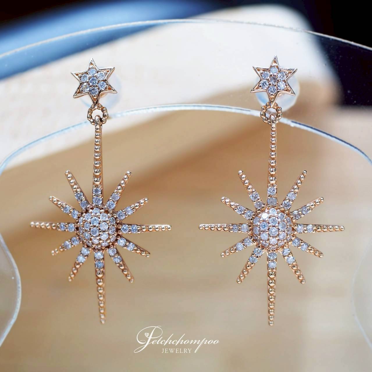 [30633] ต่างหูเพชร Celestial Starflare ดาวประกายจักรวาล  39,000 