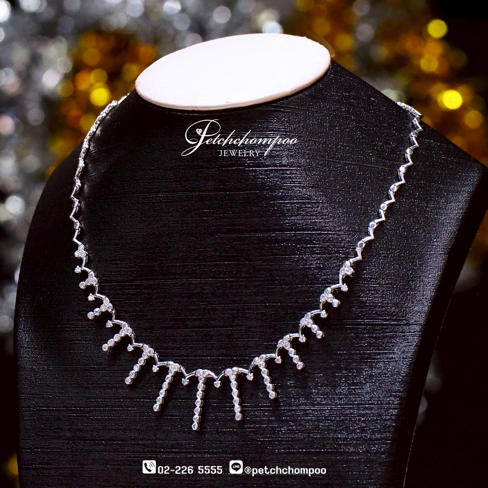 [012074] Diamond Necklace – Raindrop-Inspired Elegance  159,000 