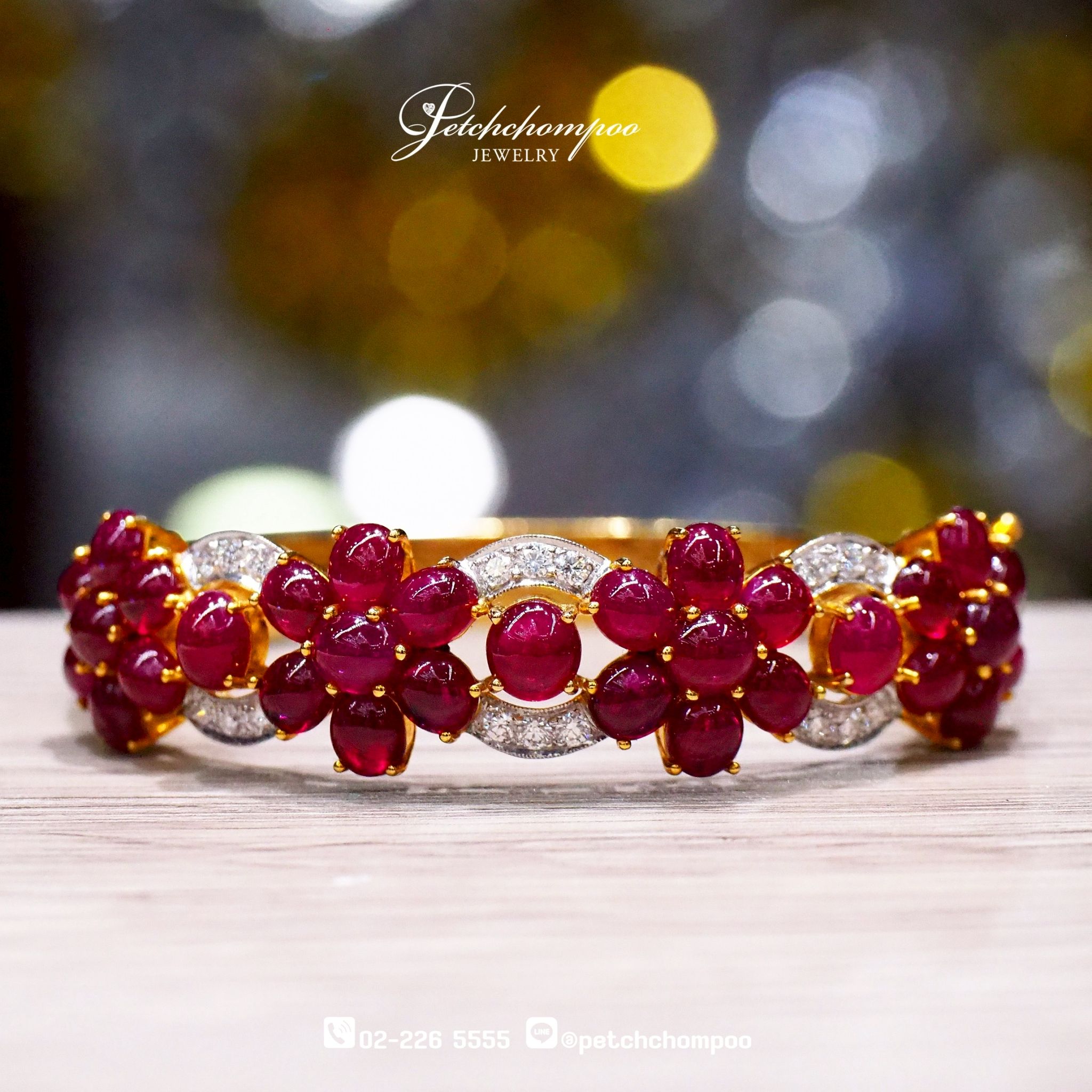 [26138] Ruby and diamond bangle  199,000 