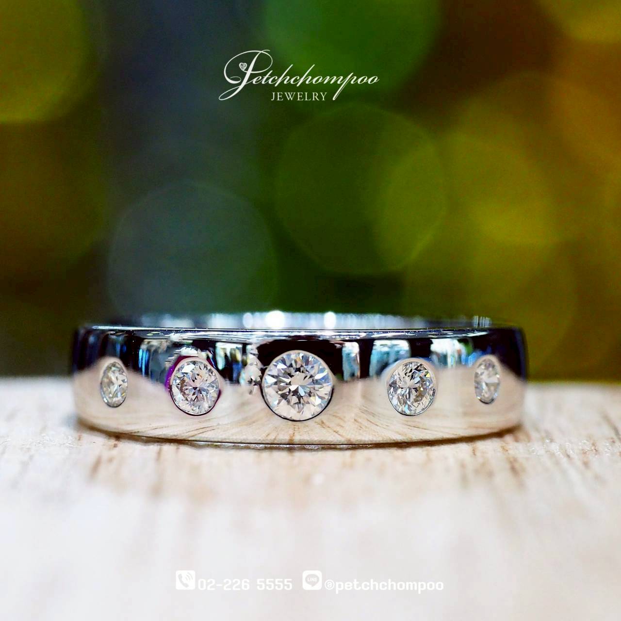 [30398] แหวนเพชร Modern Orbit™ ฝังหุ้มรอบวง 0.26 กะรัต  29,000 