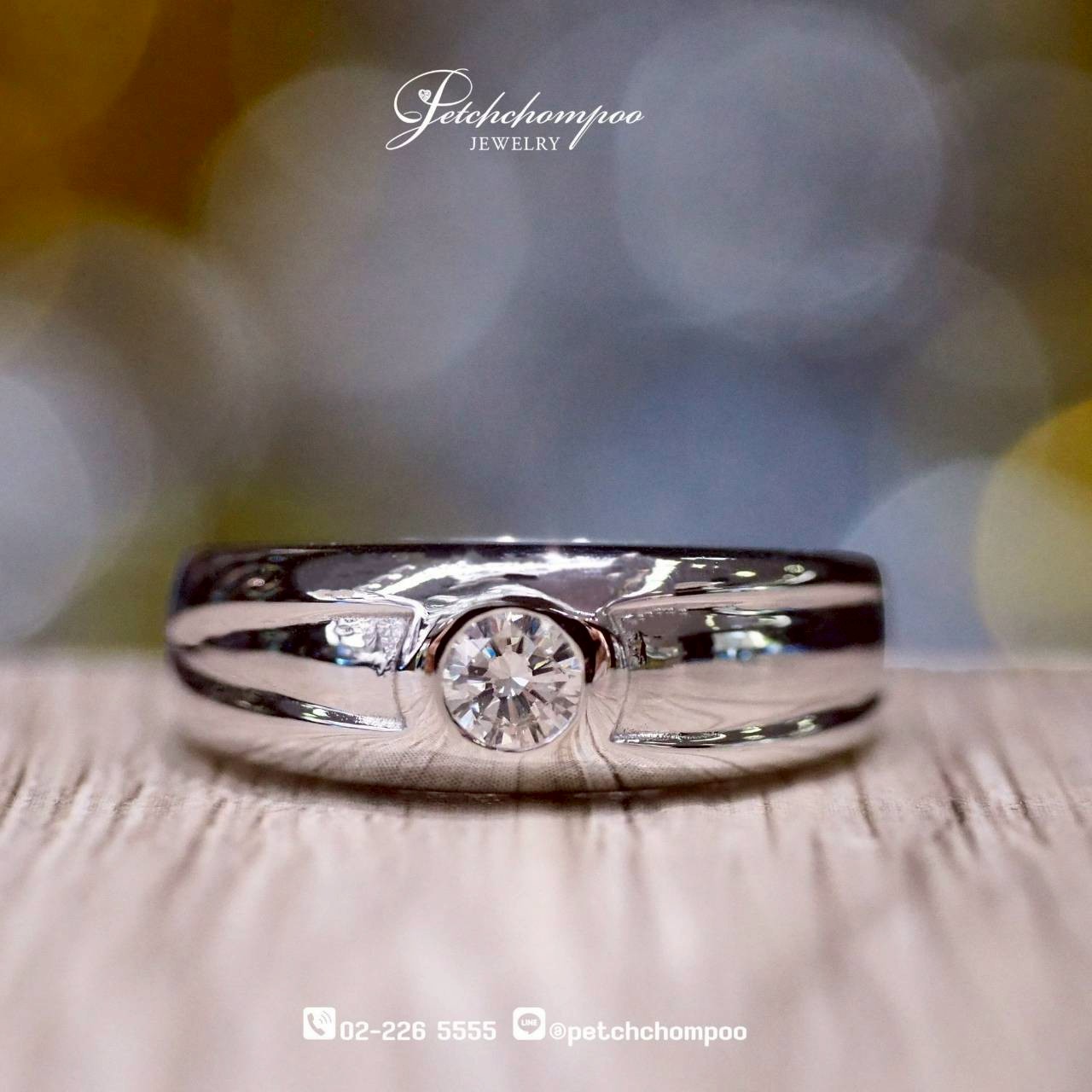 [29881] “Bold Reflection™” Men’s Diamond Ring – 0.30 Carat of Pure Sophistication  49,000 