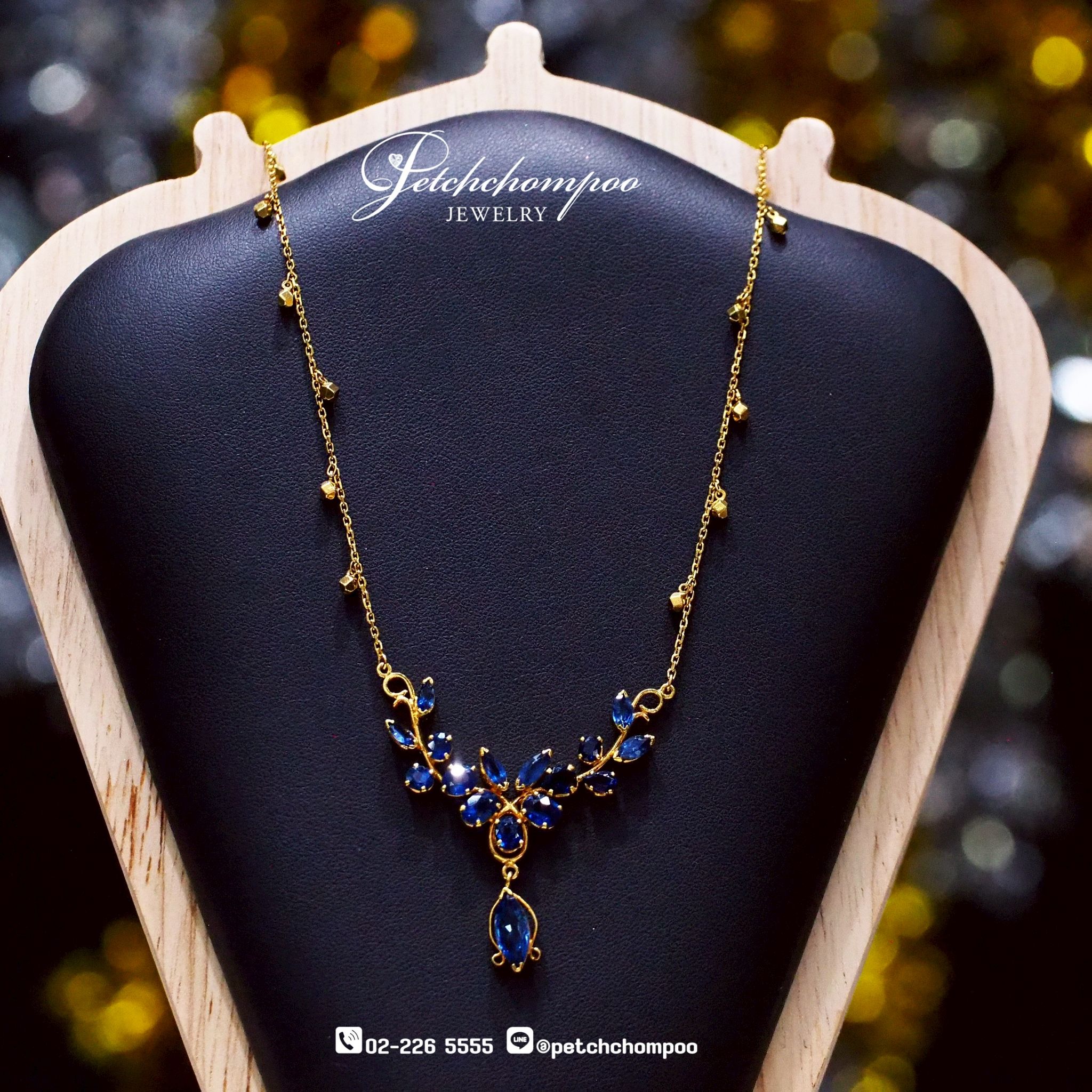 [29082] Blue sapphire necklace  49,000 