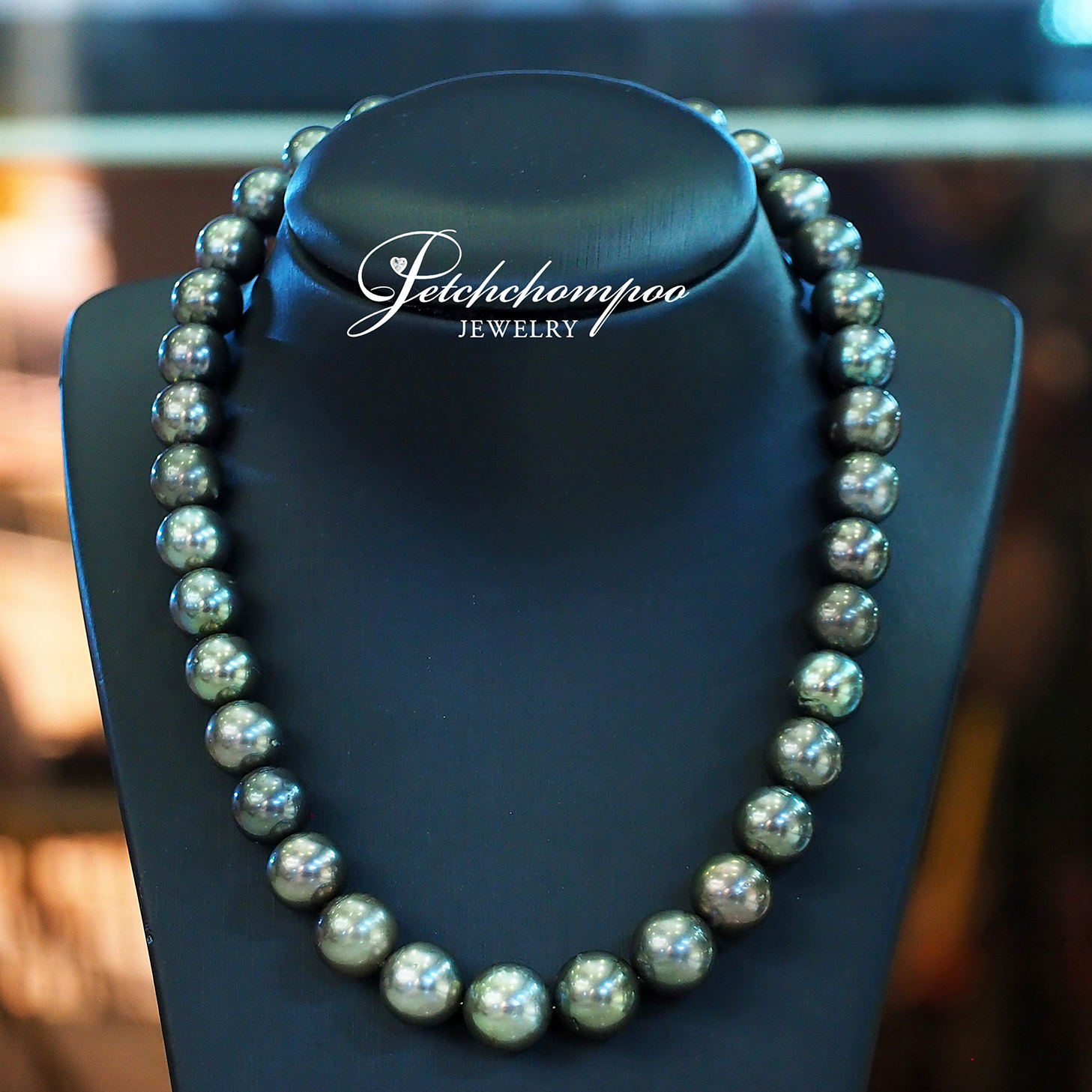 [27262] Tahiti South Sea pearl necklace  129,000 