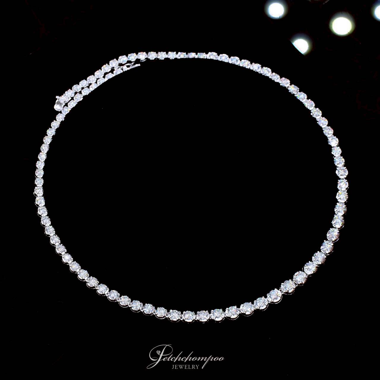 [30741] Celestial Riviera Grace graduated diamond necklace weighs a total of 11.10 carats.  499,000 