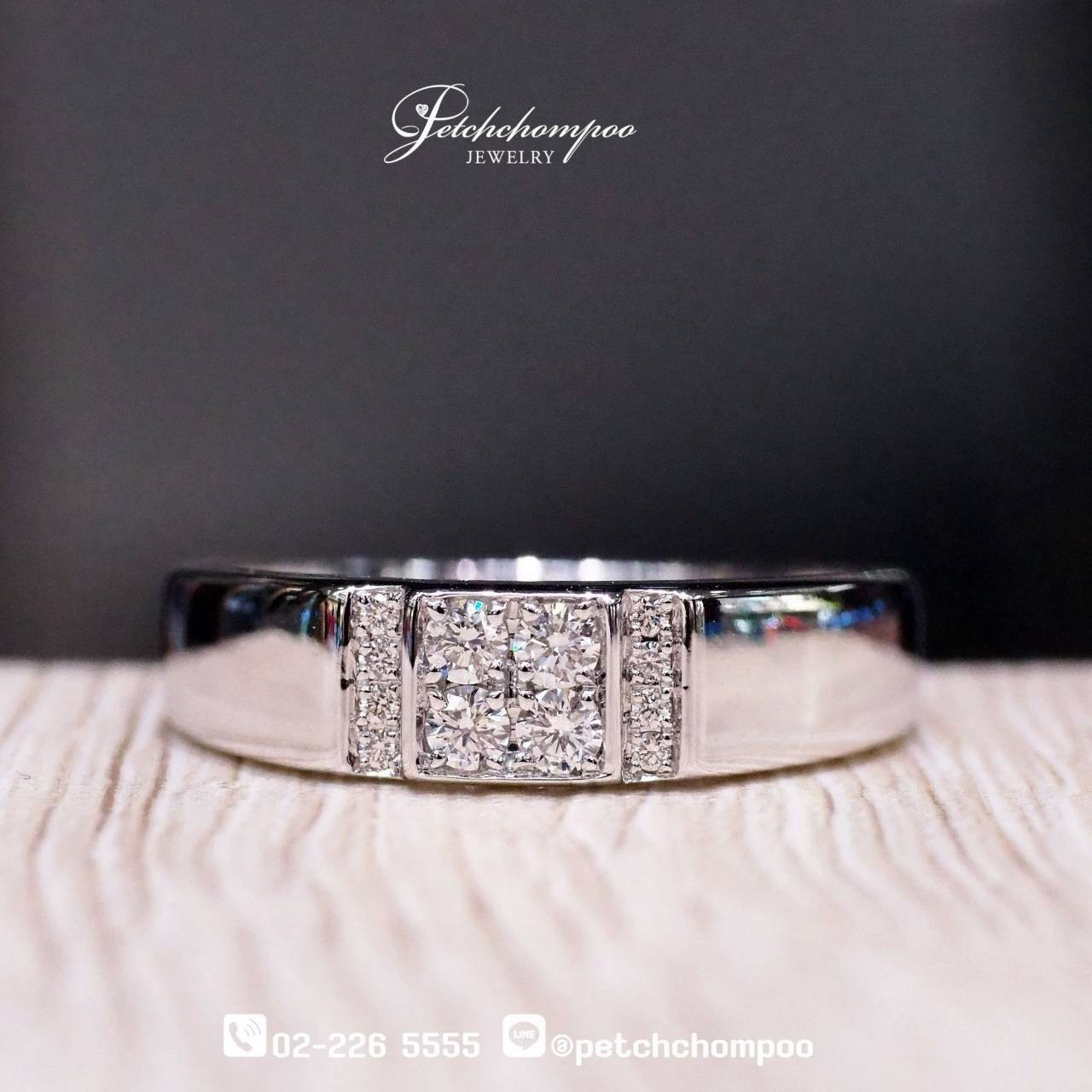 [29856] “Urban Bold” Wide-Band Men’s Diamond Ring  29,000 