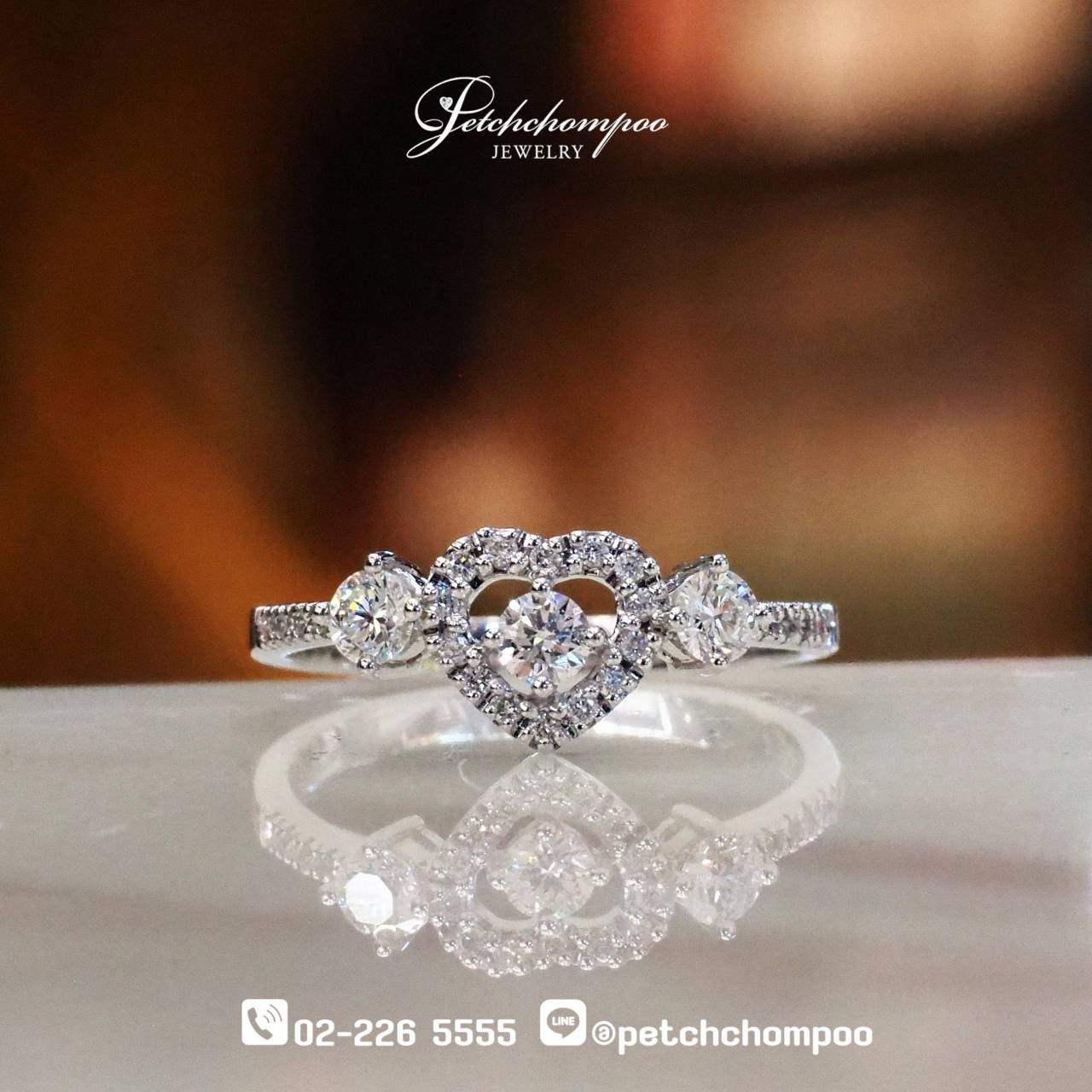 [29564] Heart 3 stone  25,900 