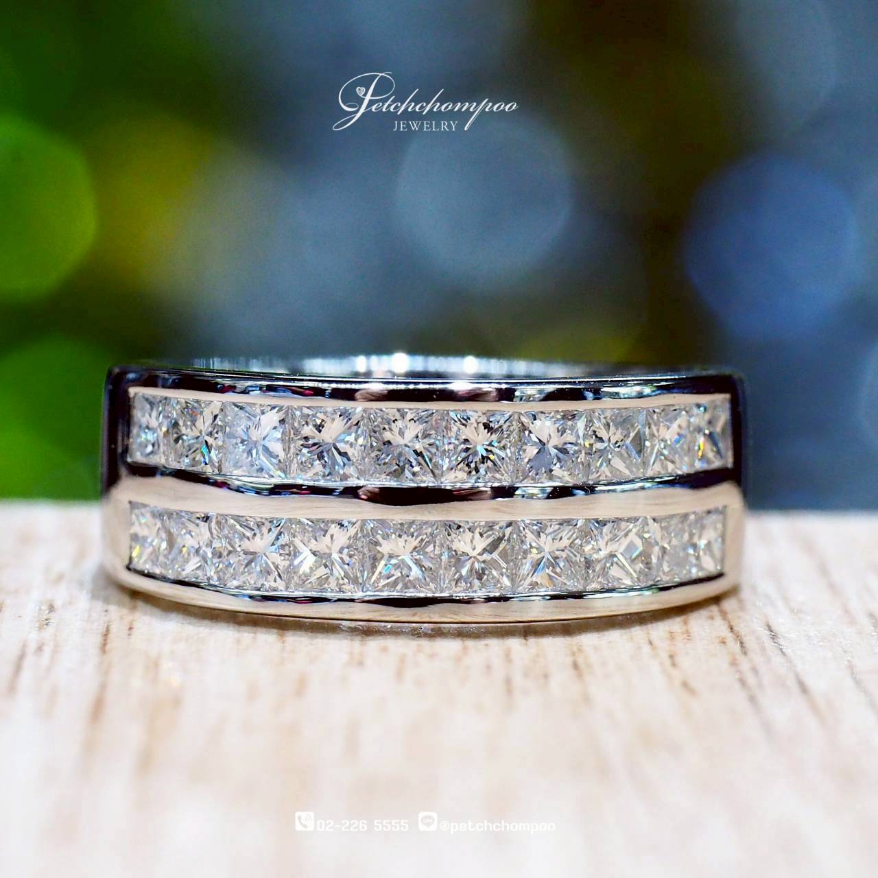 [30448] Princess Radiant Band™  Luxurious Princess Cut Diamond Ring  79,000 