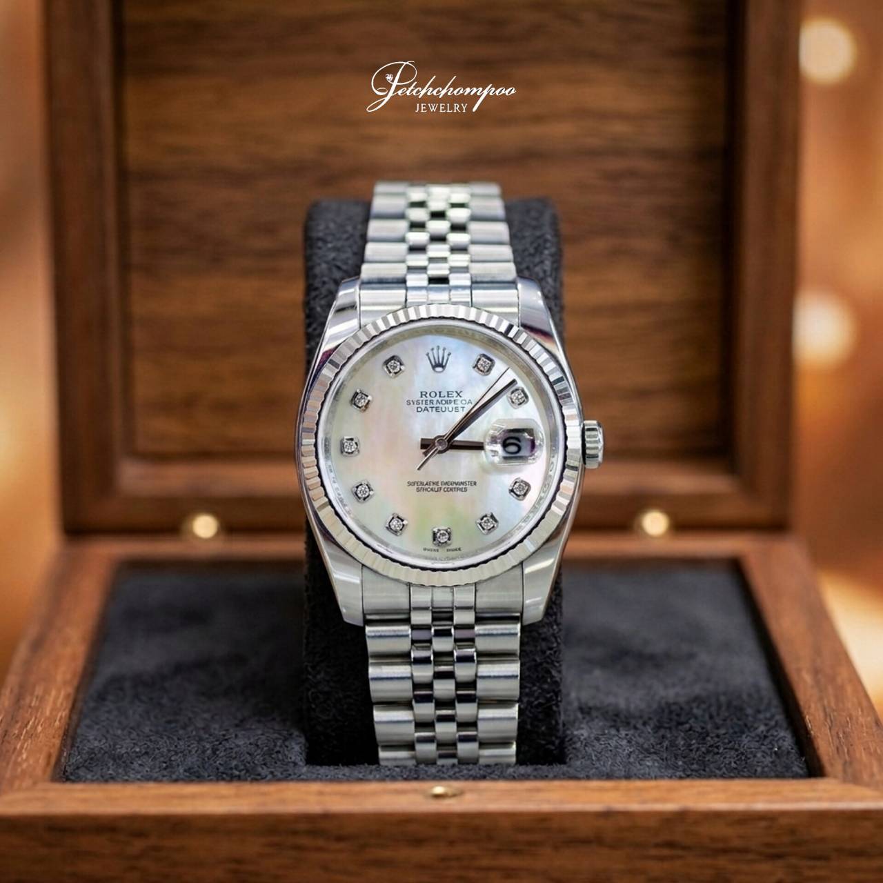 [27240] The Rolex Datejust 36mm Ref.116234 (Mother of Pearl – MOP)  375,000 