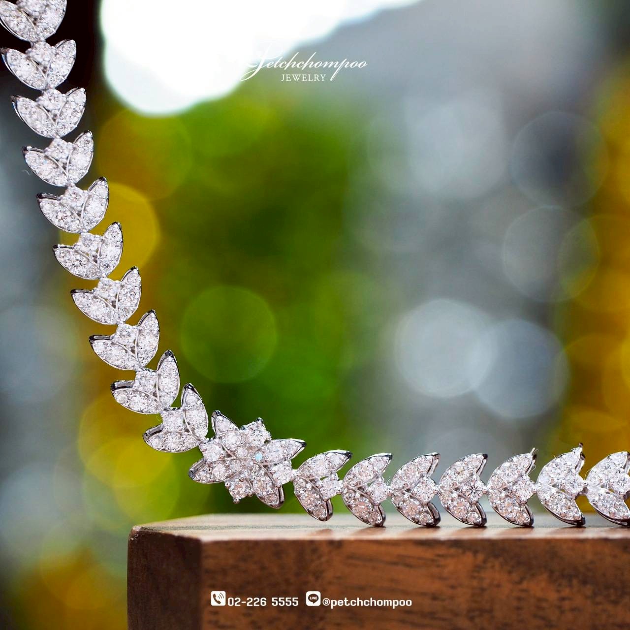 [30290] สร้อยข้อมือเพชร Radiant Petals™ กลีบดอกไม้ 2.64 กะรัต  99,000 