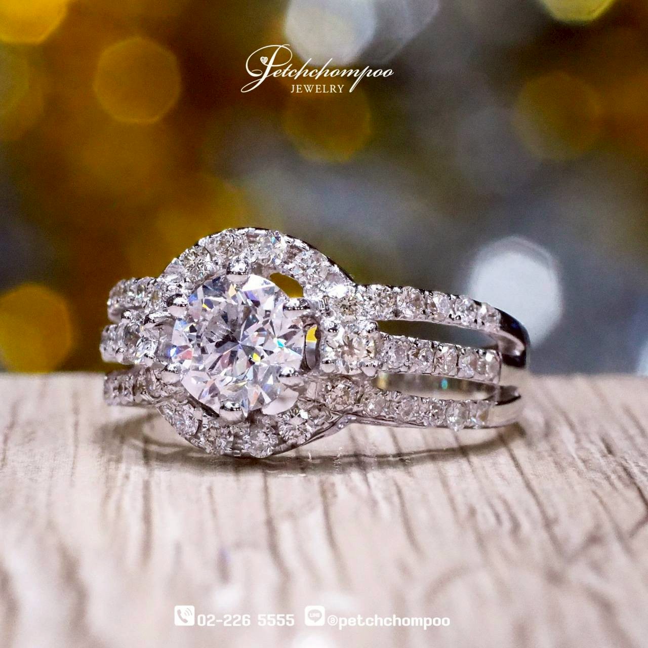 [29374] Infinity Bloom™1.01 carat  Ring – Endless Brilliance of True Love |  D / SI1 /GIA Discount 199,000
