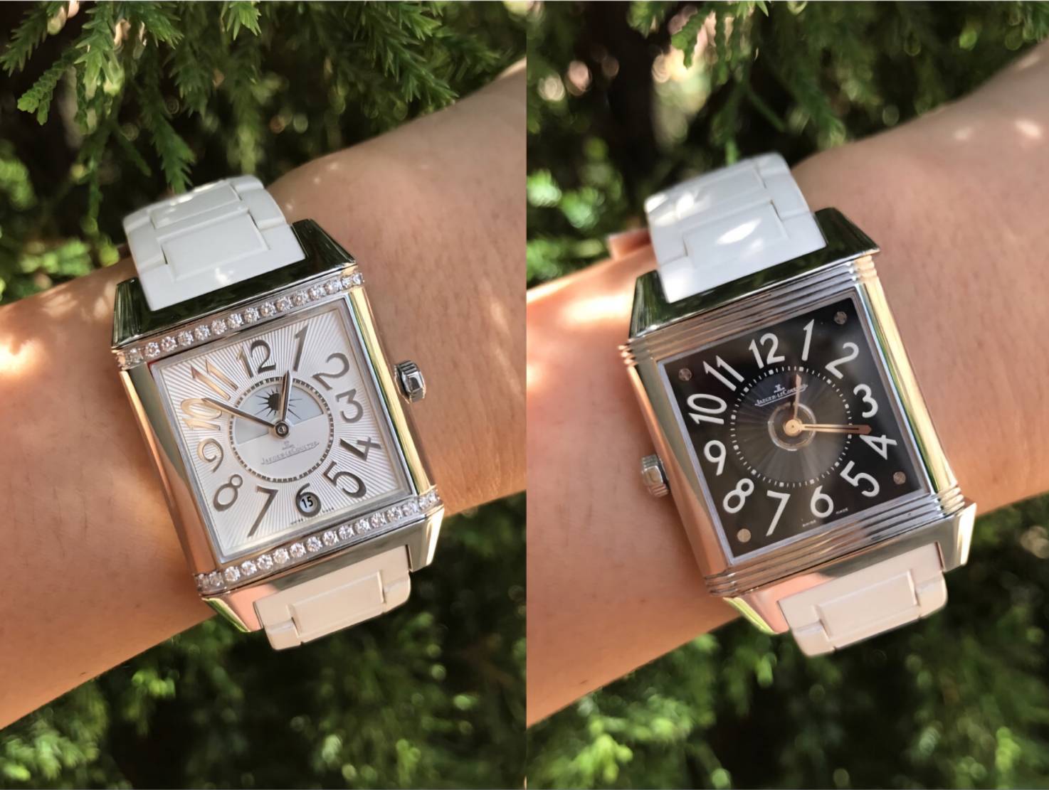 [022070] Jaeger-LeCoultre Reverso Squadra Classic White Dial Ladies Watch ลดราคาเหลือ 235,000