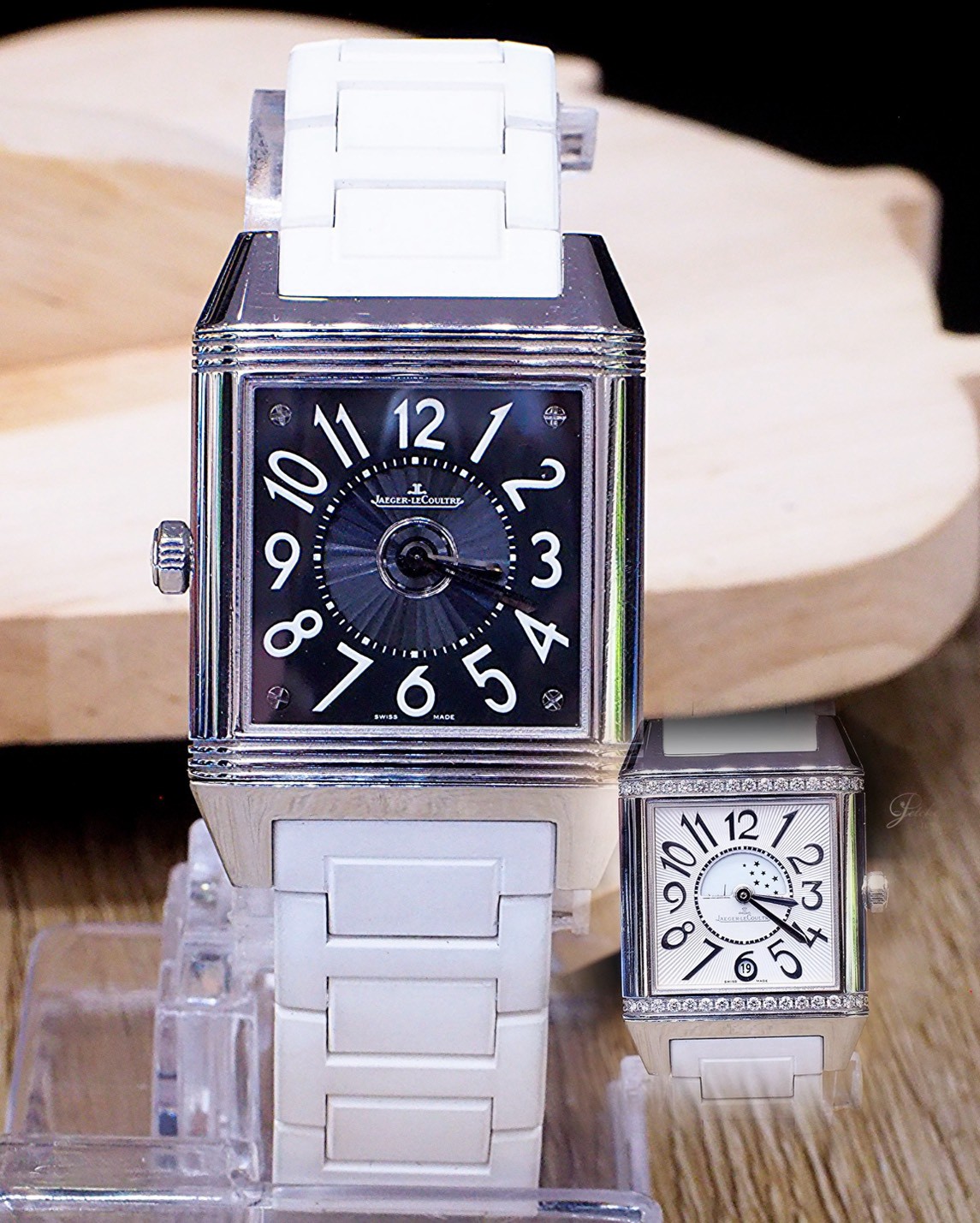 [022070] Jaeger-LeCoultre Reverso Squadra Classic White Dial Ladies Watch Discount 235,000