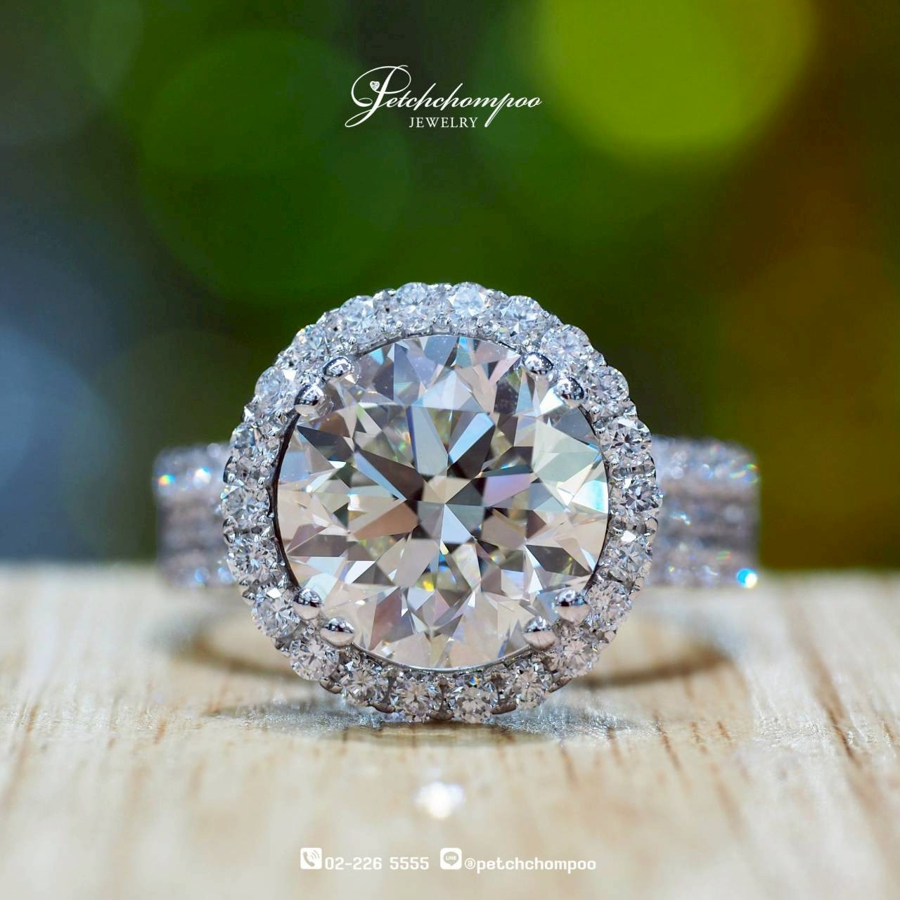 [30170] The Crownlight™ Diamond Ring 5.01 Carats™|  K VS2 IGI Discount 1,390,000