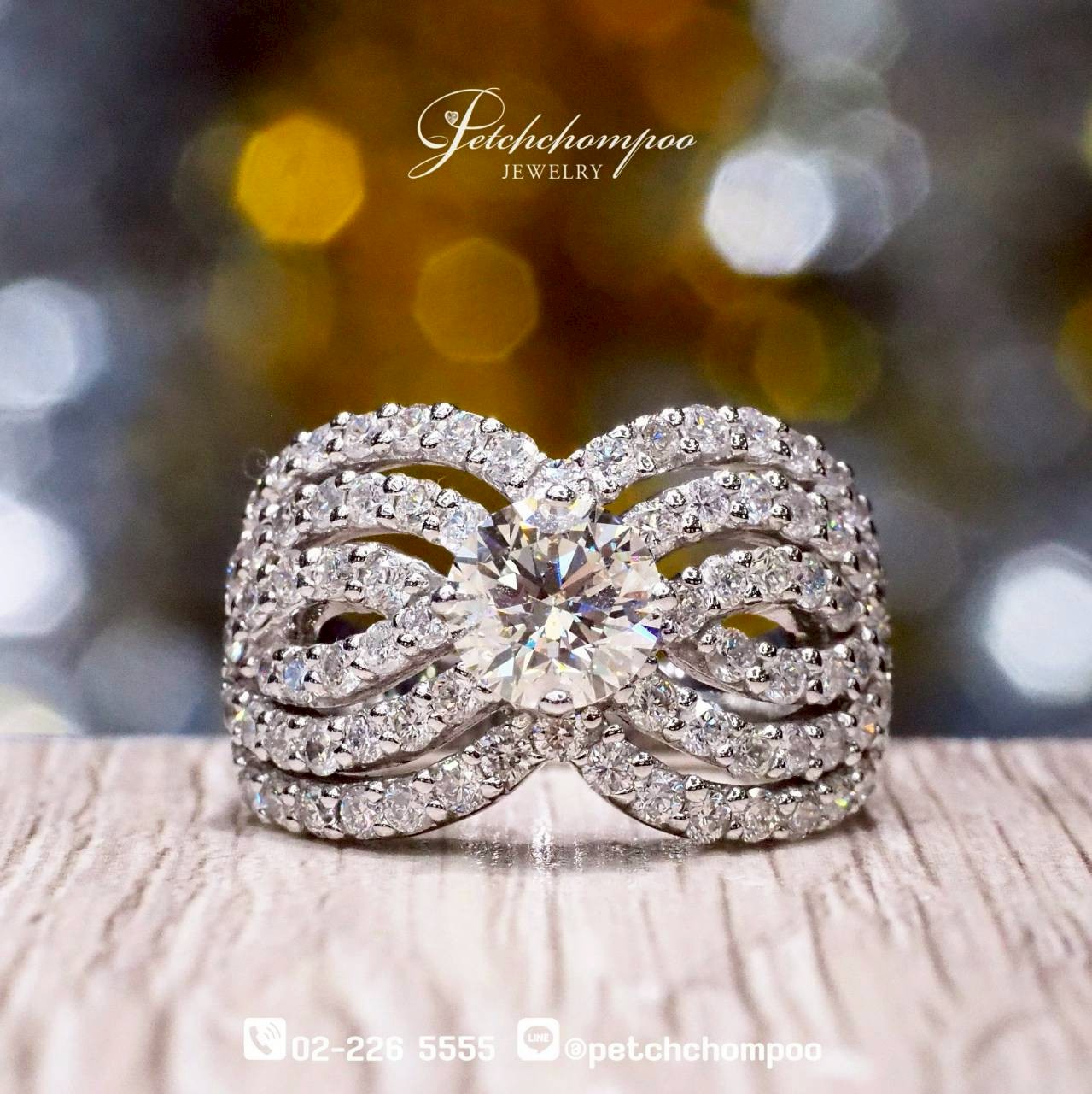 [29360] Infinity Cascade™1.20 carat Ring – The Endless Flow of Love Discount 129,000