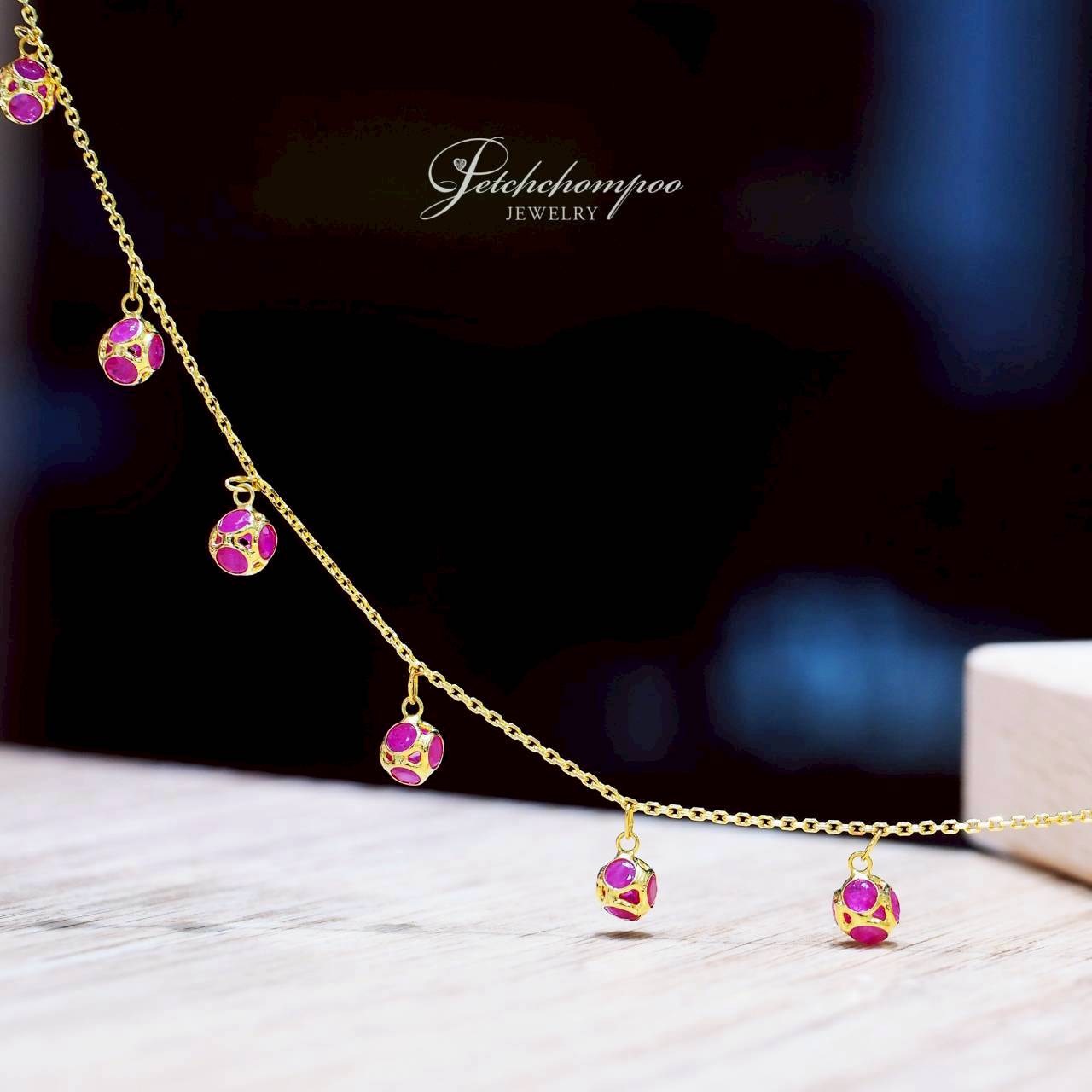 [30902] Burmese Ruby Bracelet - Ruby Melody  29,000 