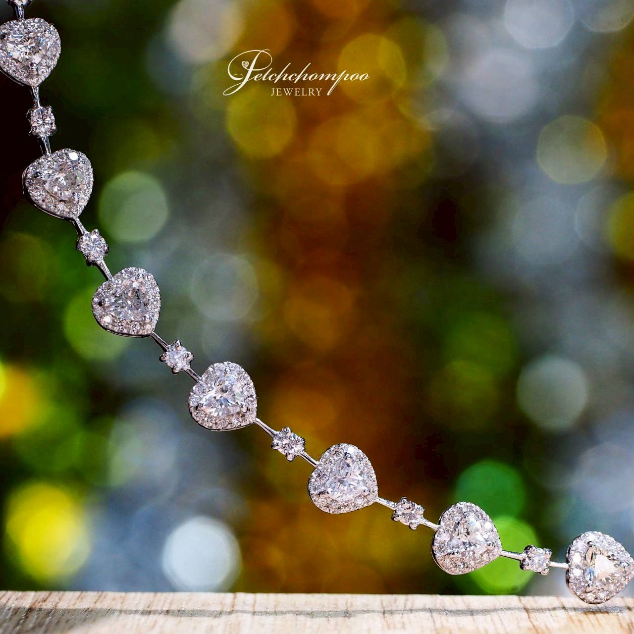 [30439] สร้อยข้อมือเพชรหัวใจ Heart Serenade™ 3.81 กะรัต เสน่ห์แห่งรักที่คงอยู่เหนือกาลเวลา  139,000 