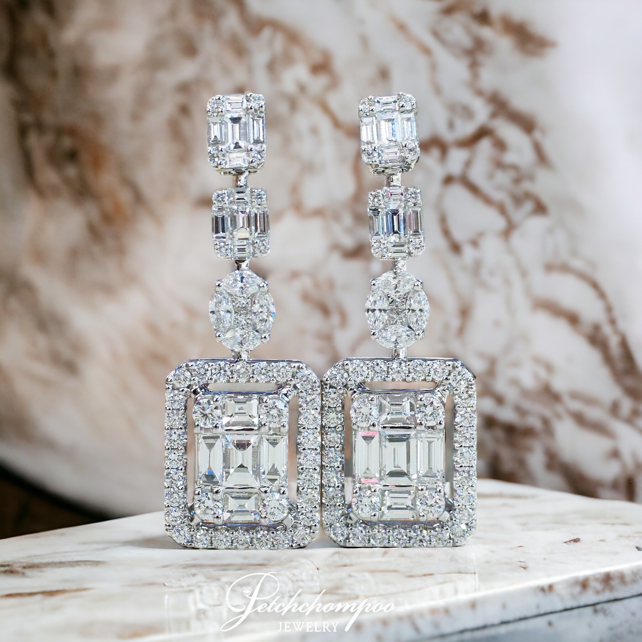 [29195] Illusion diamond earring  279,000 