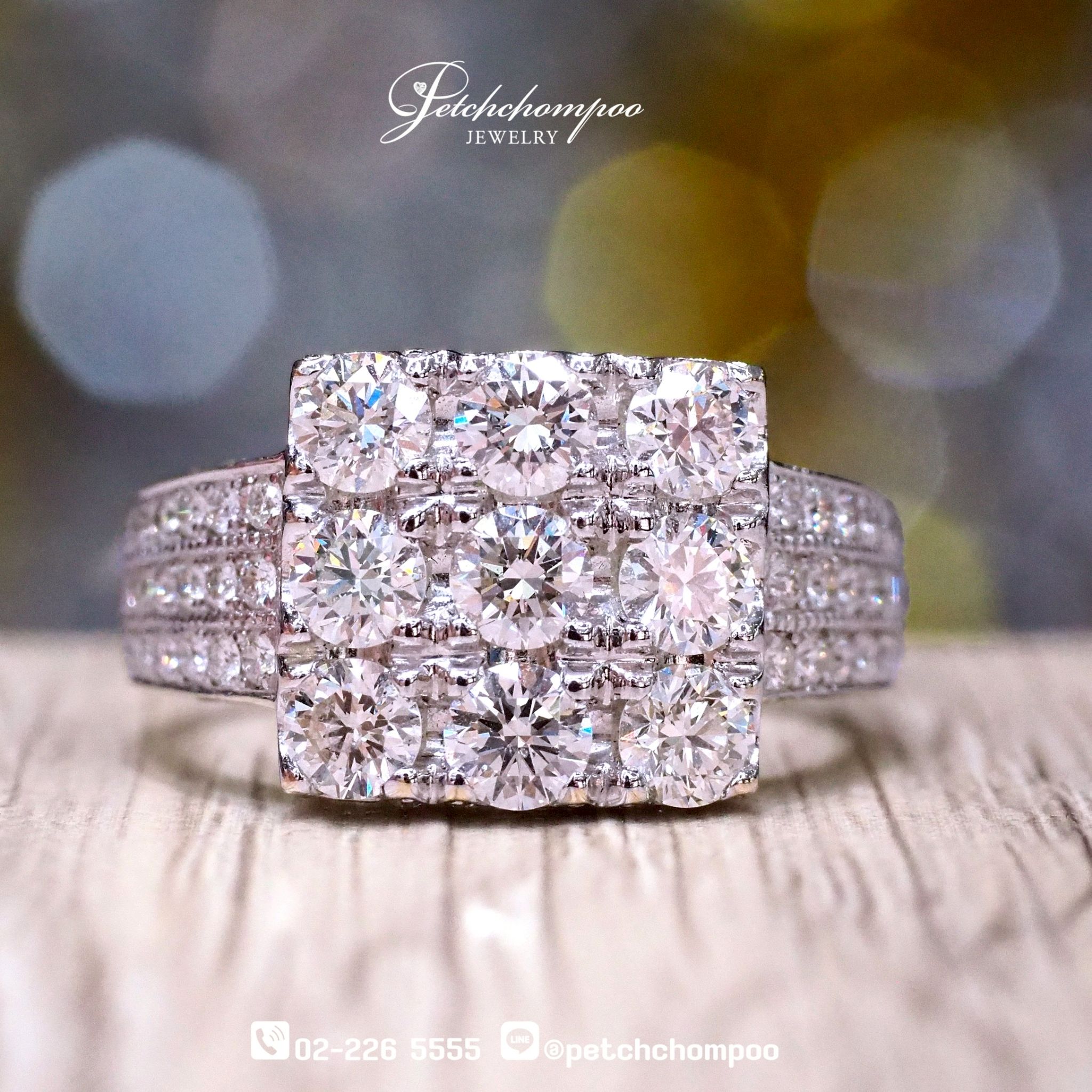 [019893] Belgium cut 2.07 cts diamond ring Discount 149,000