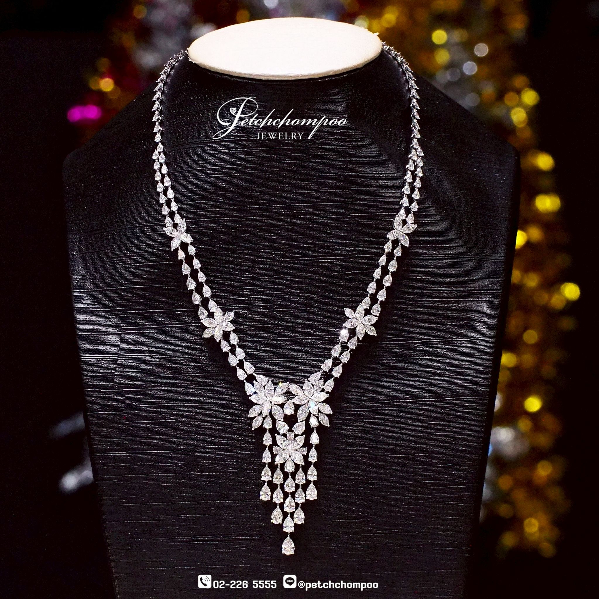 [27029] Diamond Necklace 24.48 carat Discount 1,590,000