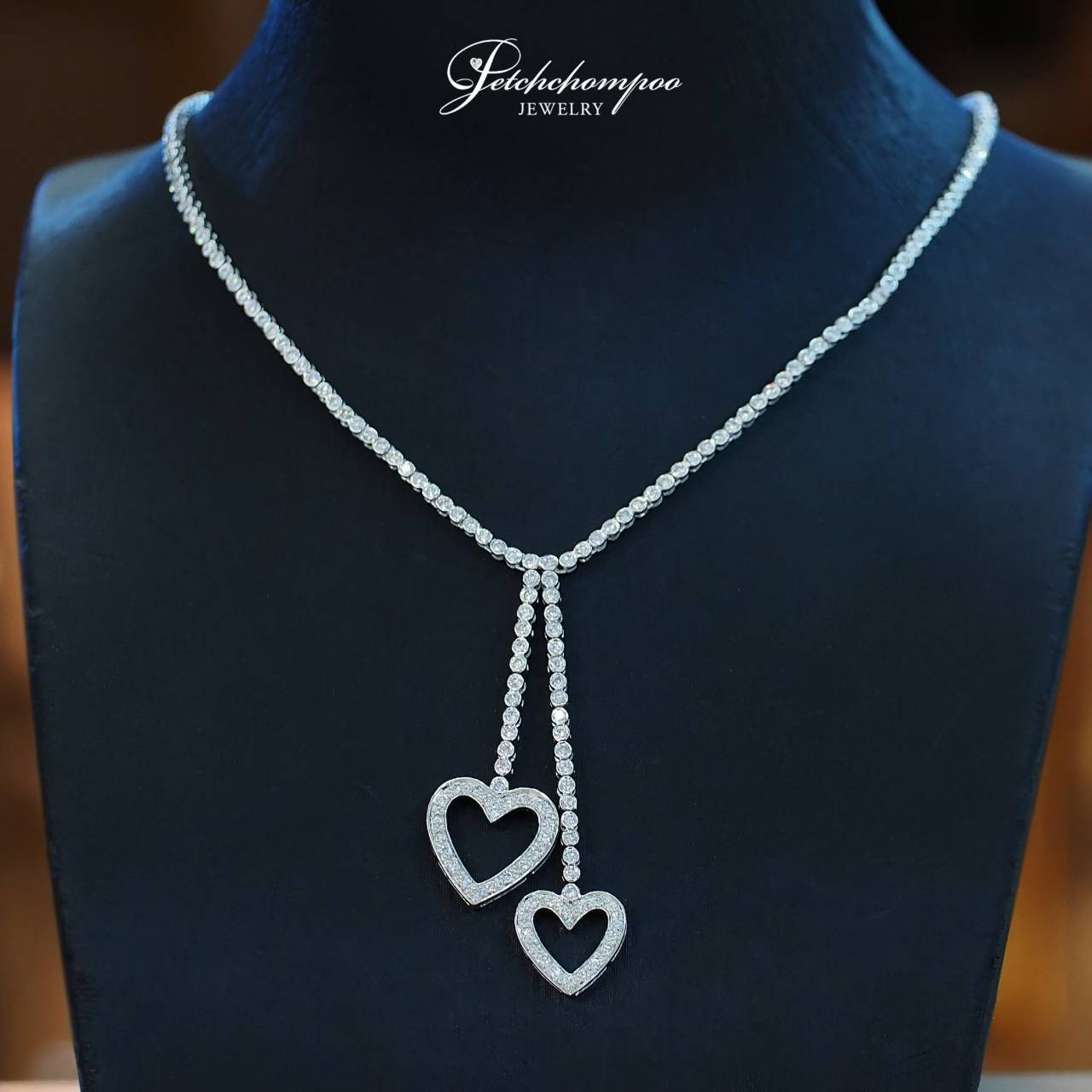 [28685] GCI certified diamond necklace, 2.77 carats.  89,000 
