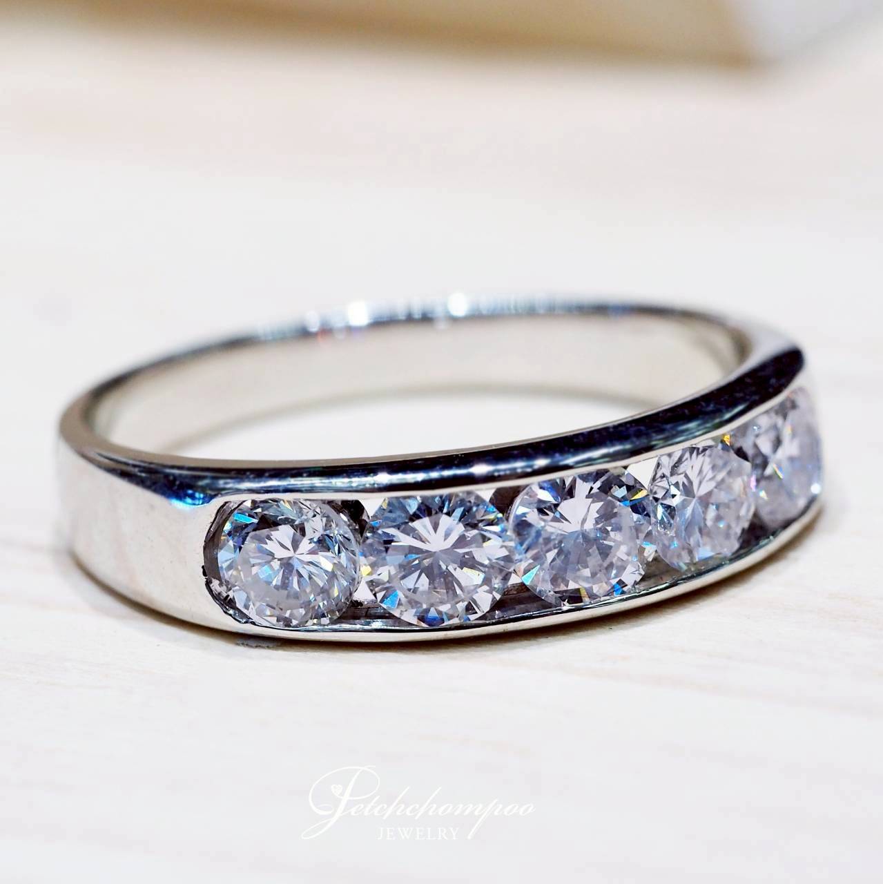 [30824] Eternal Five Brilliance Diamond Ring, 0.75 carat.  39,000 