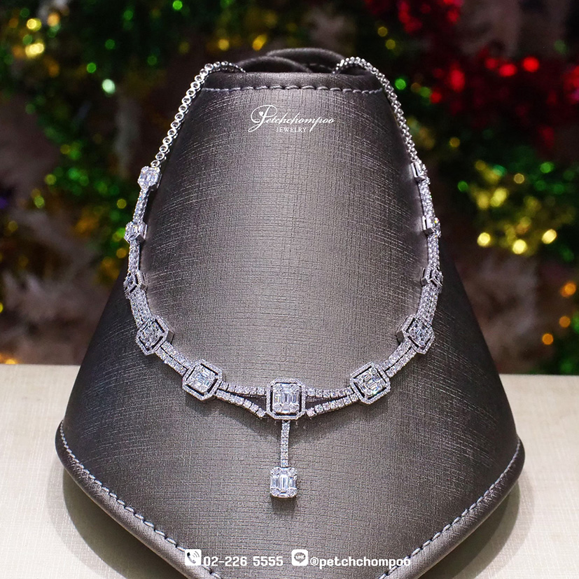 [29736] “Emerald Grace” Diamond Necklace – 8.20 Carats  399,000 