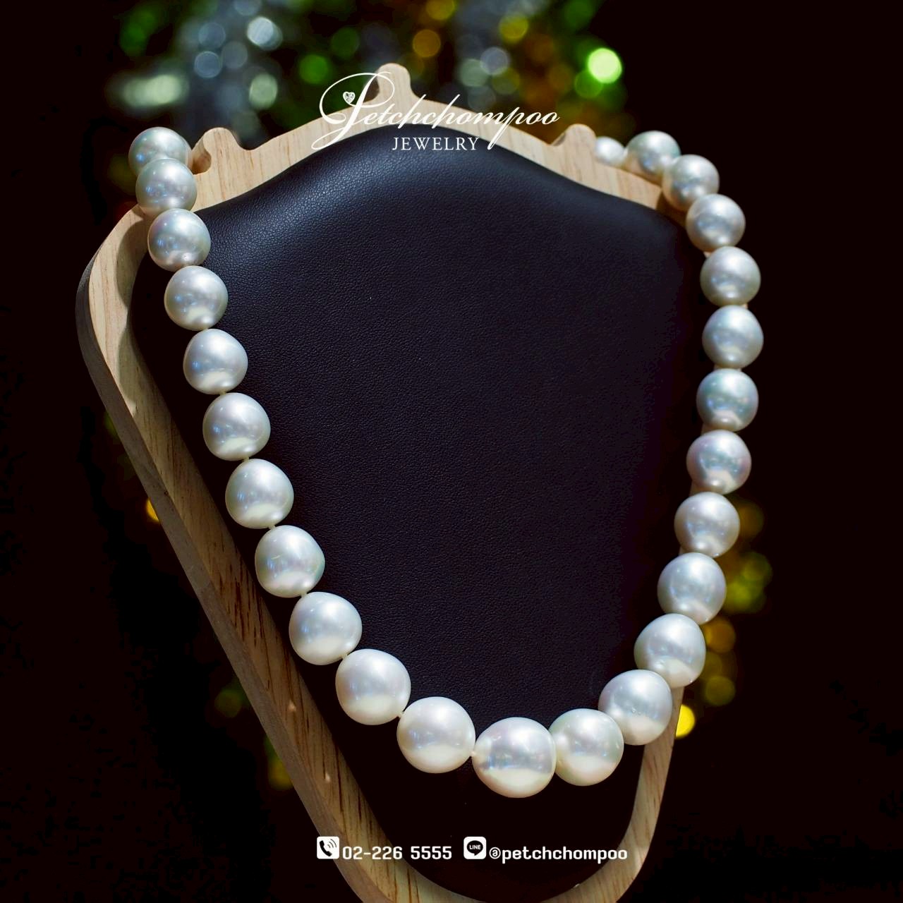 [30246] สร้อยคอมุก Ocean Majesty™ ทรงกลม ขนาด 12–16 มม.  79,000 