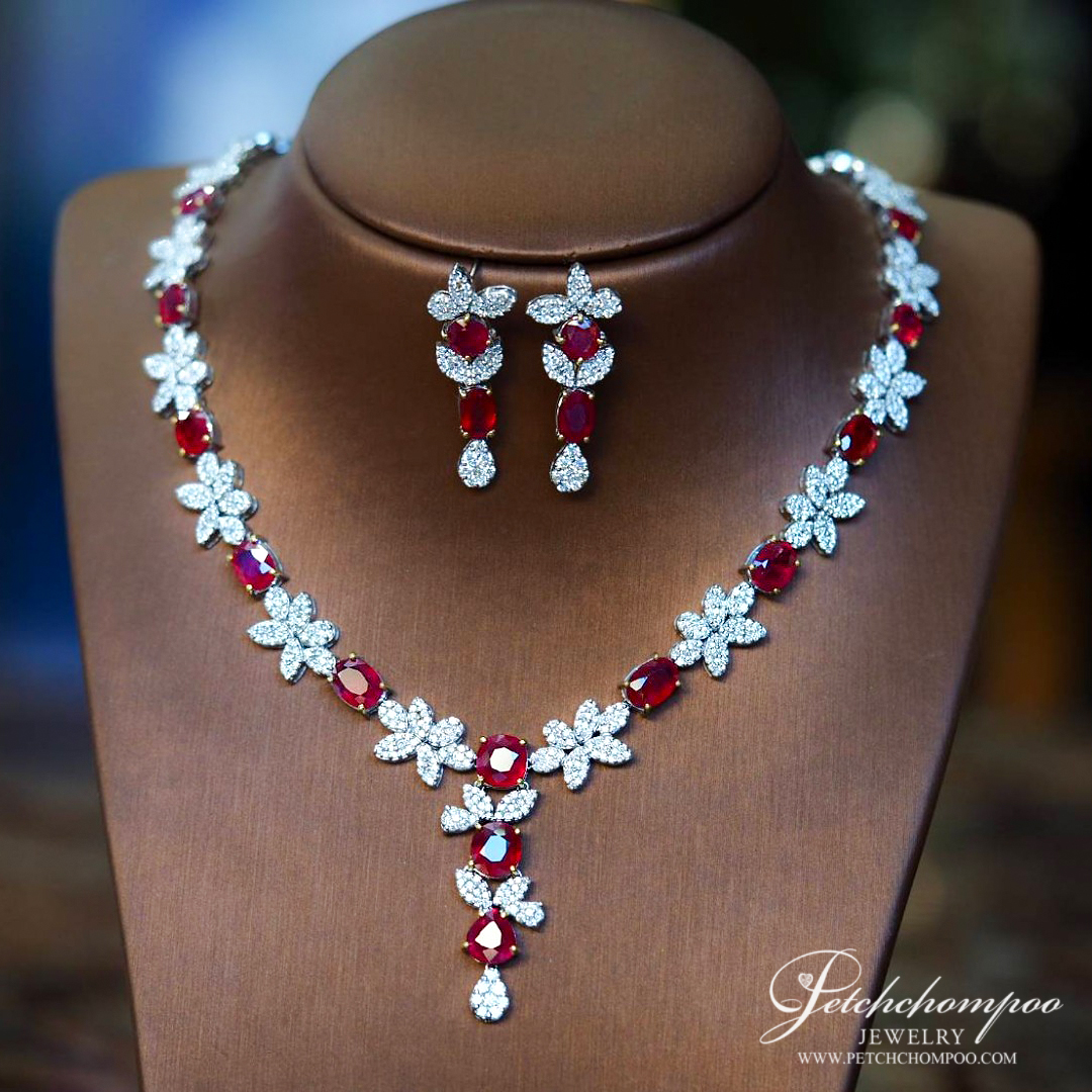 [021251] Ruby Set Necklace and Earring  399,000 