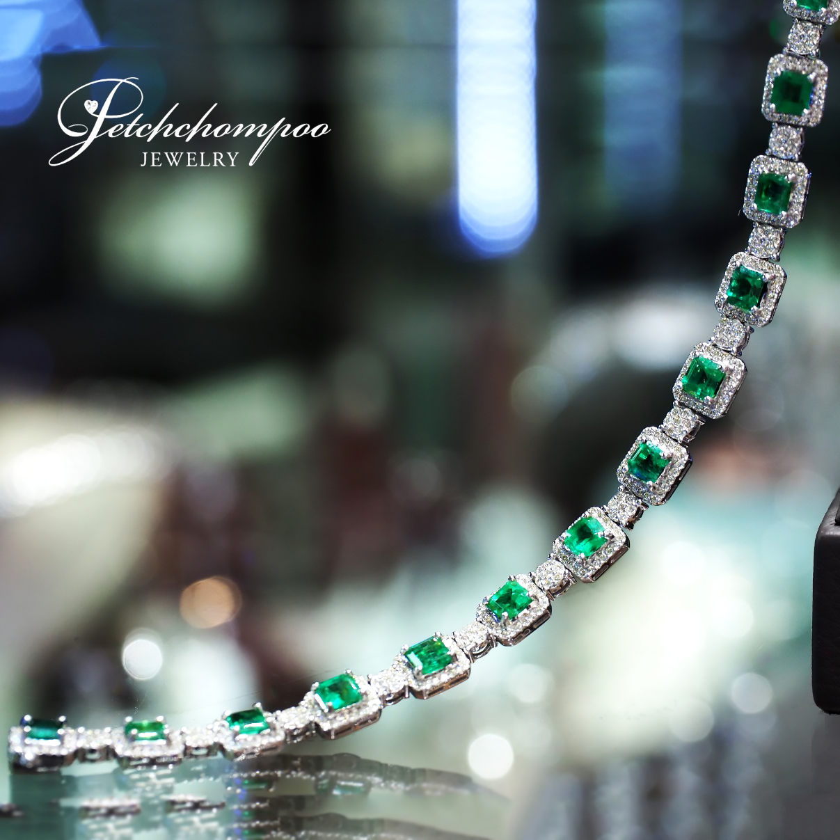 [024900] Columbia emerald with diamond bracelet  159,000 