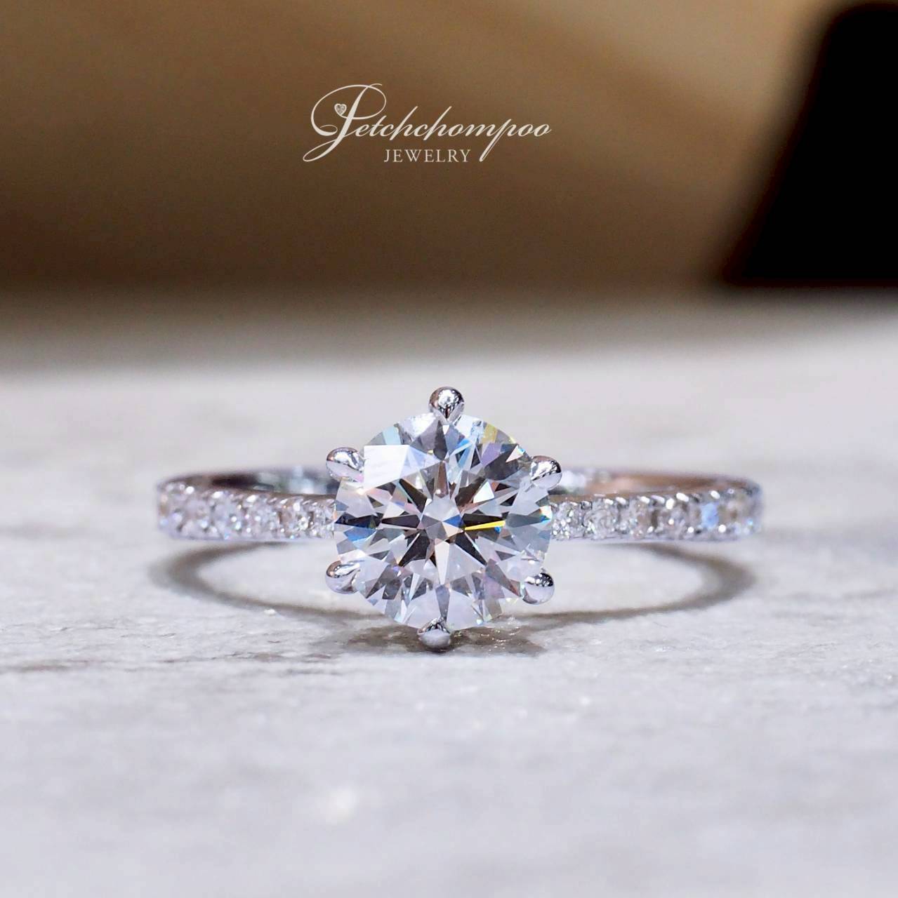 [30774] Eternal Sparkle Petite 1.03 carat diamond ring | J VS1 3EX HRD Discount 119,000